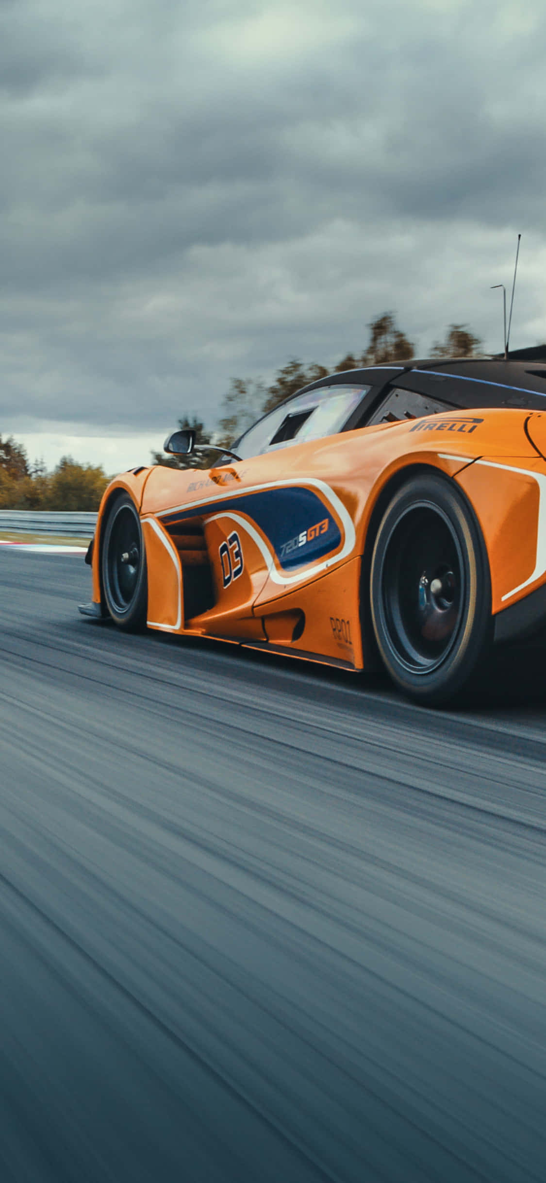 Hastighet møter stil – iPhone Xs & McLaren 720s Bakgrunner