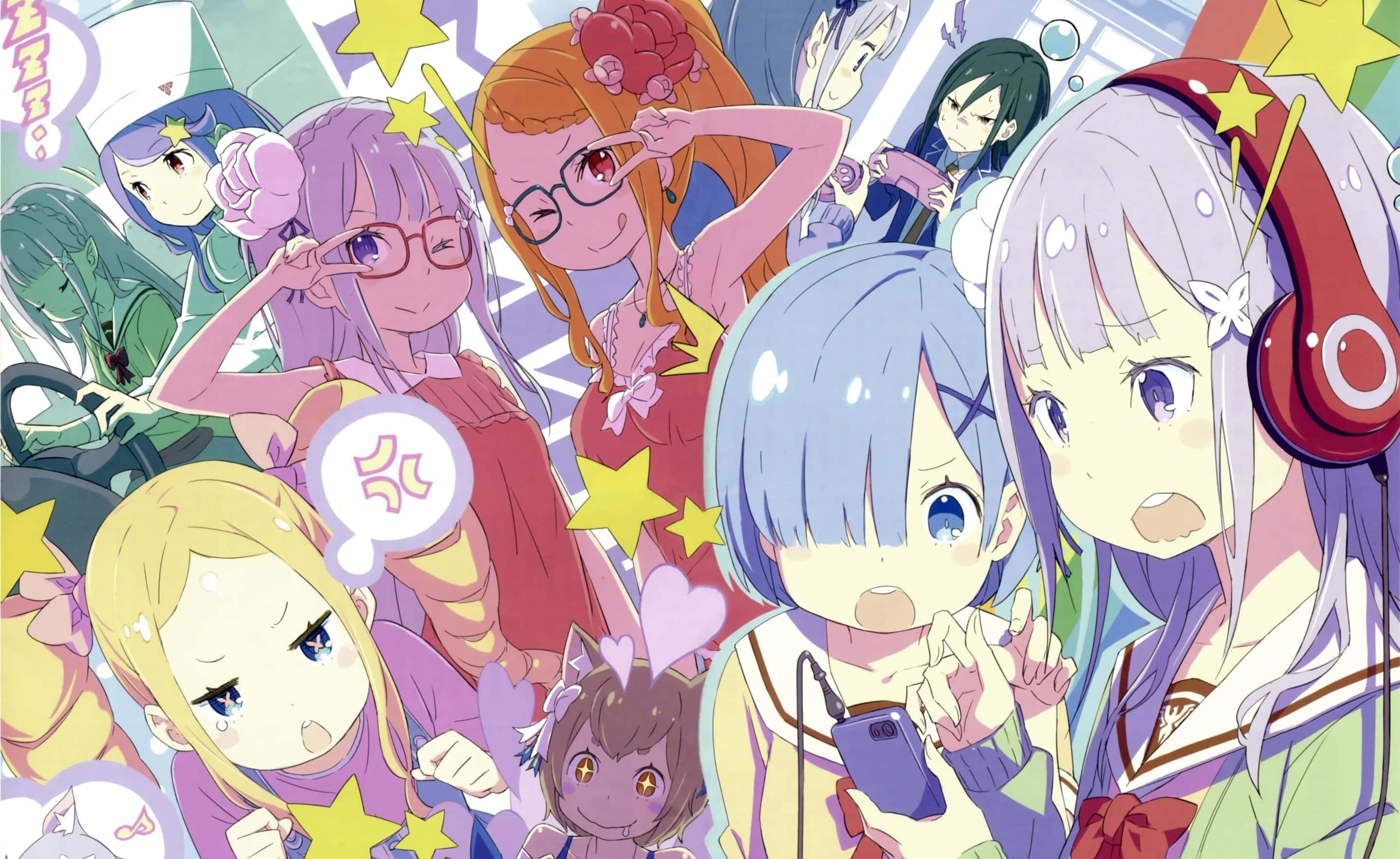Hatsune Miku - Den virtuelle popstjernen Bakgrunner