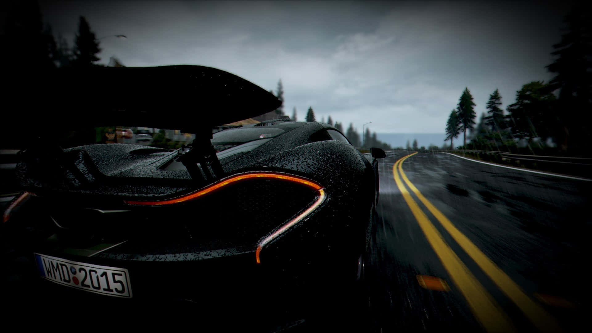 HD Project Cars McLaren P1 Vei Bakgrunn Bakgrunner