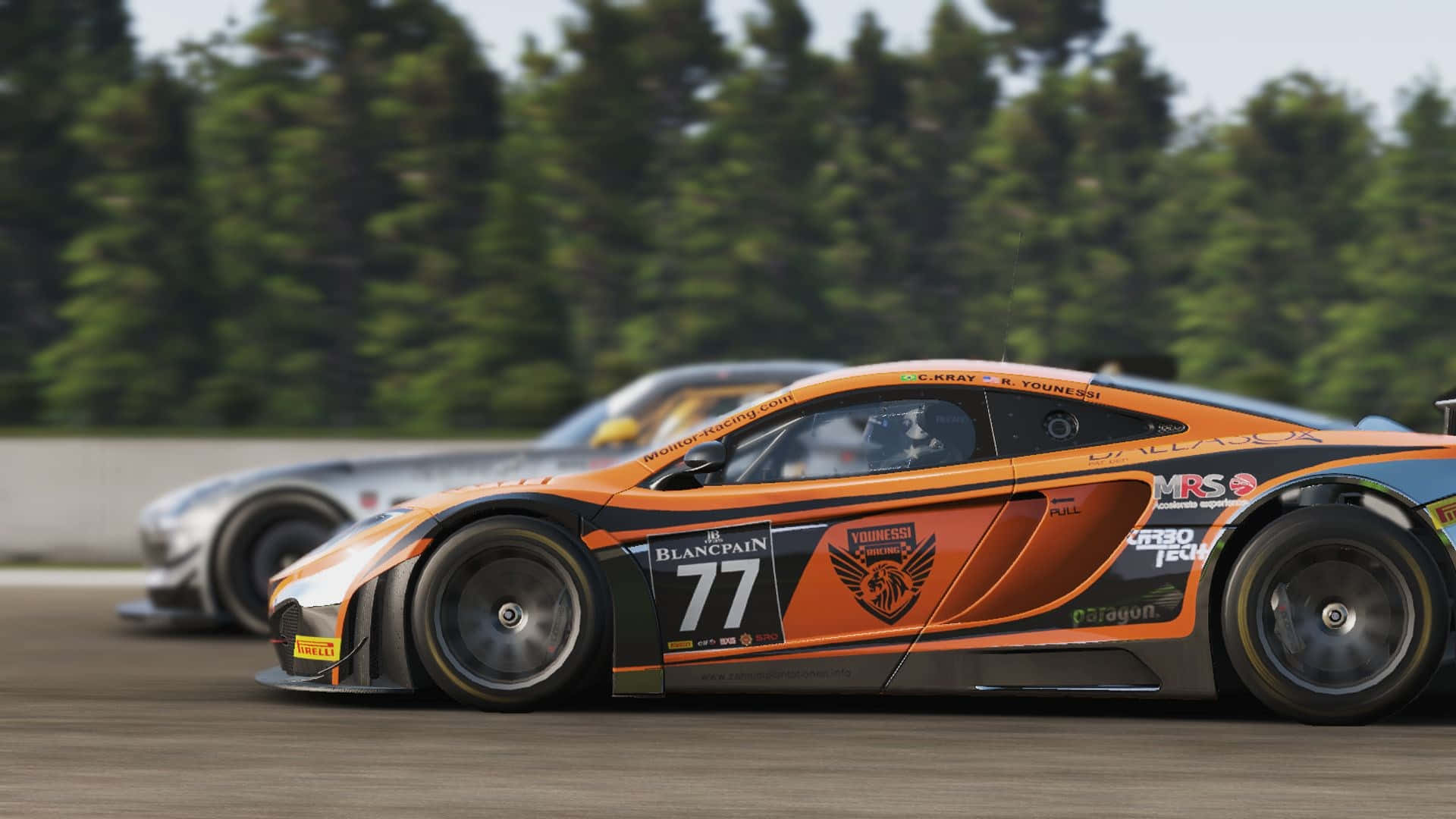 HD Project Cars Oransje McLaren 12C Bakgrunn Bakgrunner