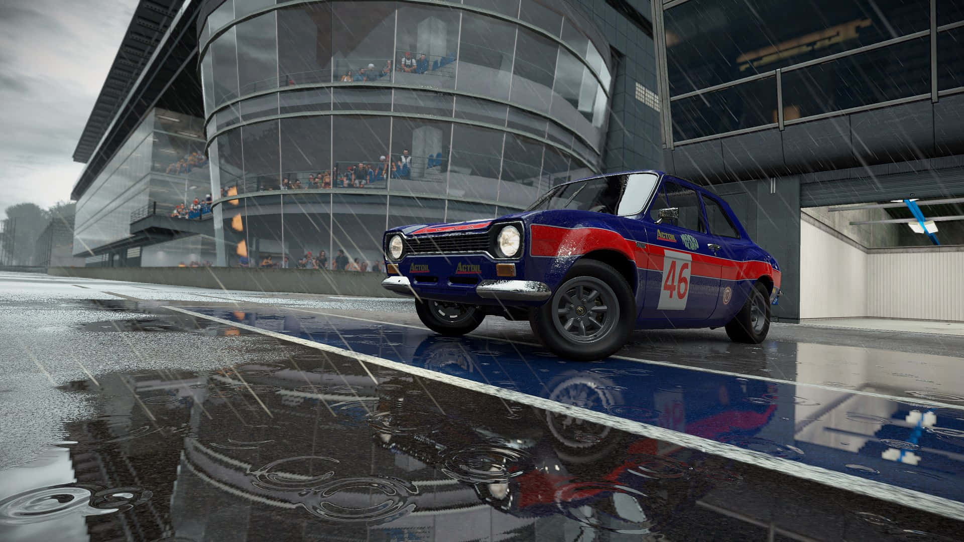 HD Project Cars Blå med rød bil bakgrunn Bakgrunner