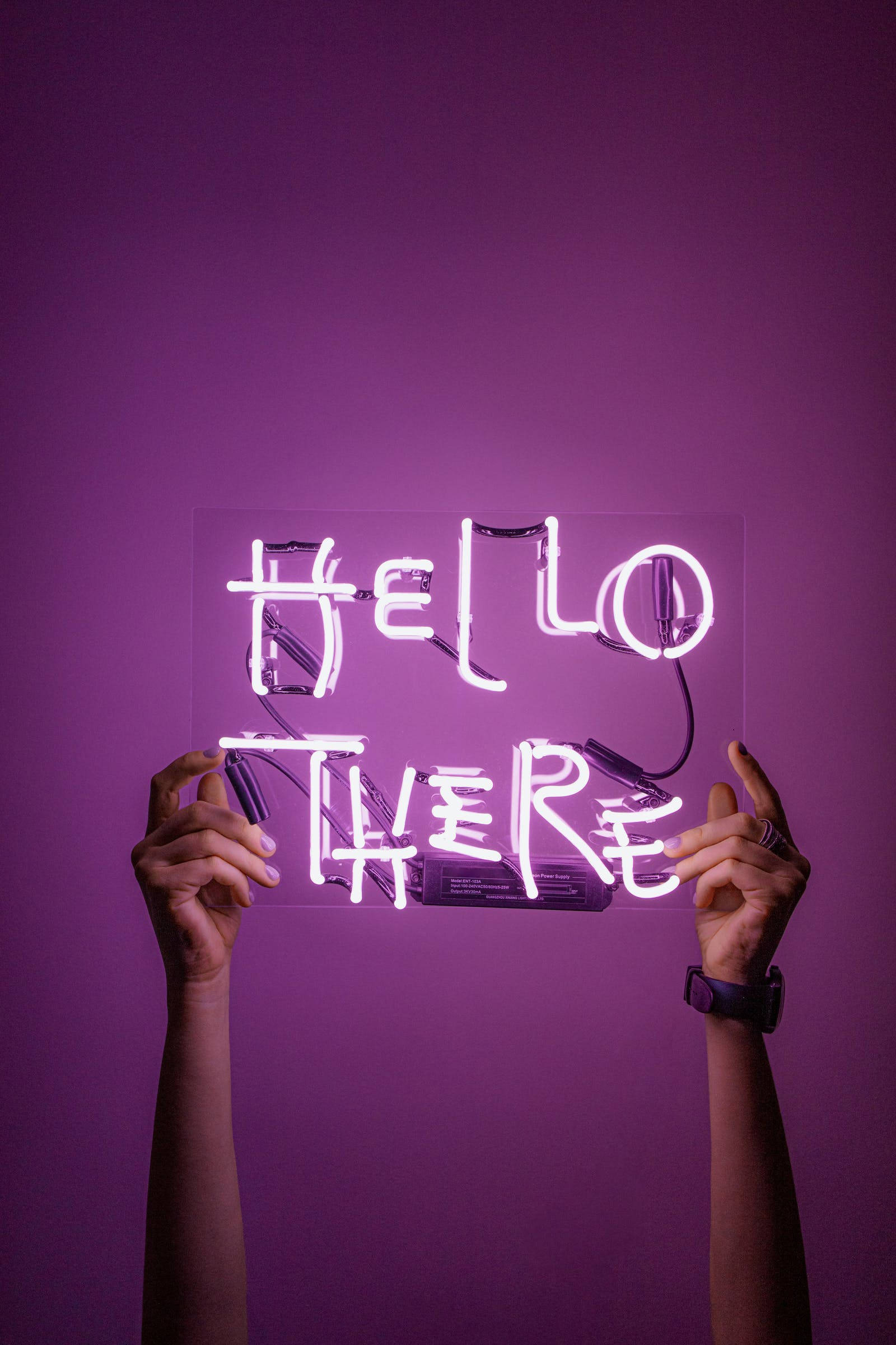 Hei der neon iPhone Bakgrunner