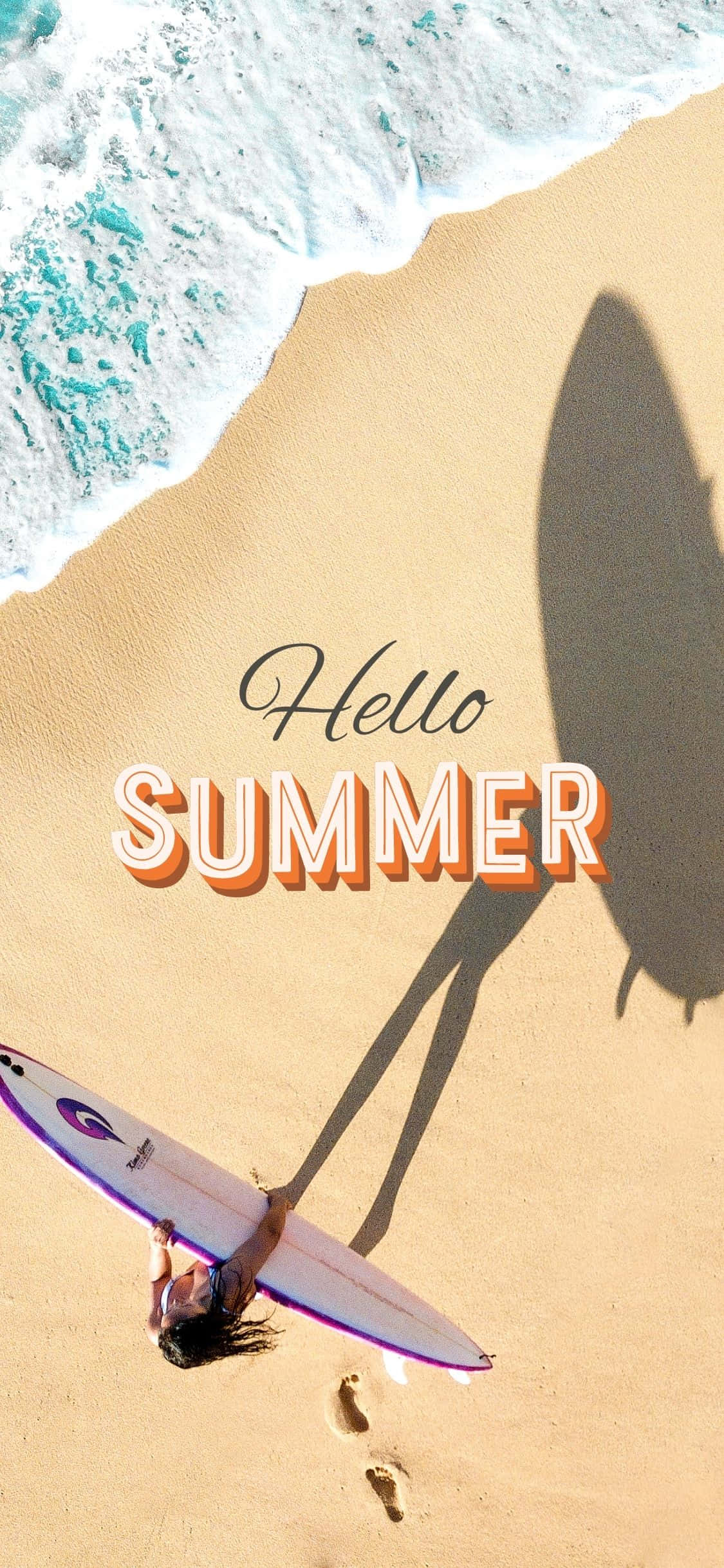 Hei Sommer iPhone X Sommerbakgrunn Bakgrunner
