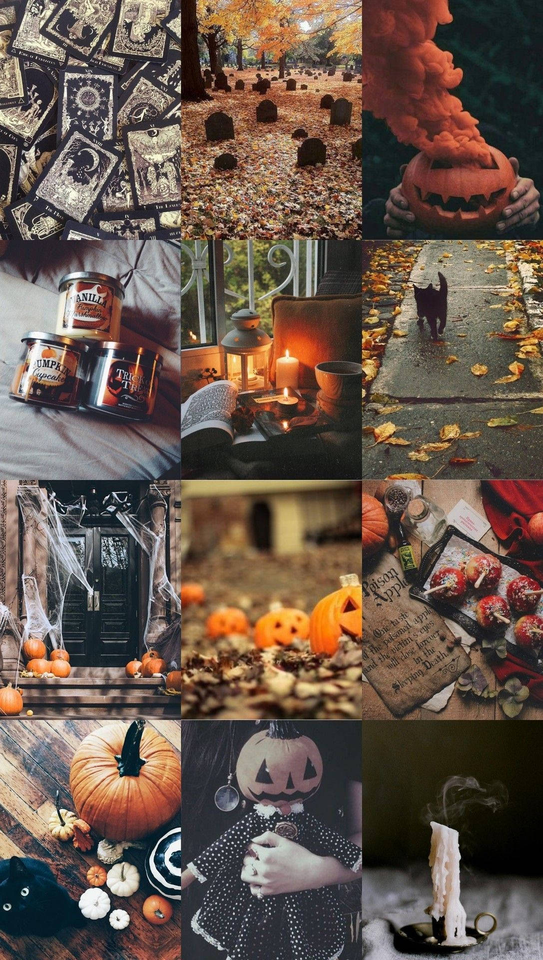 Hekseri Halloween-estetikk Bakgrunner