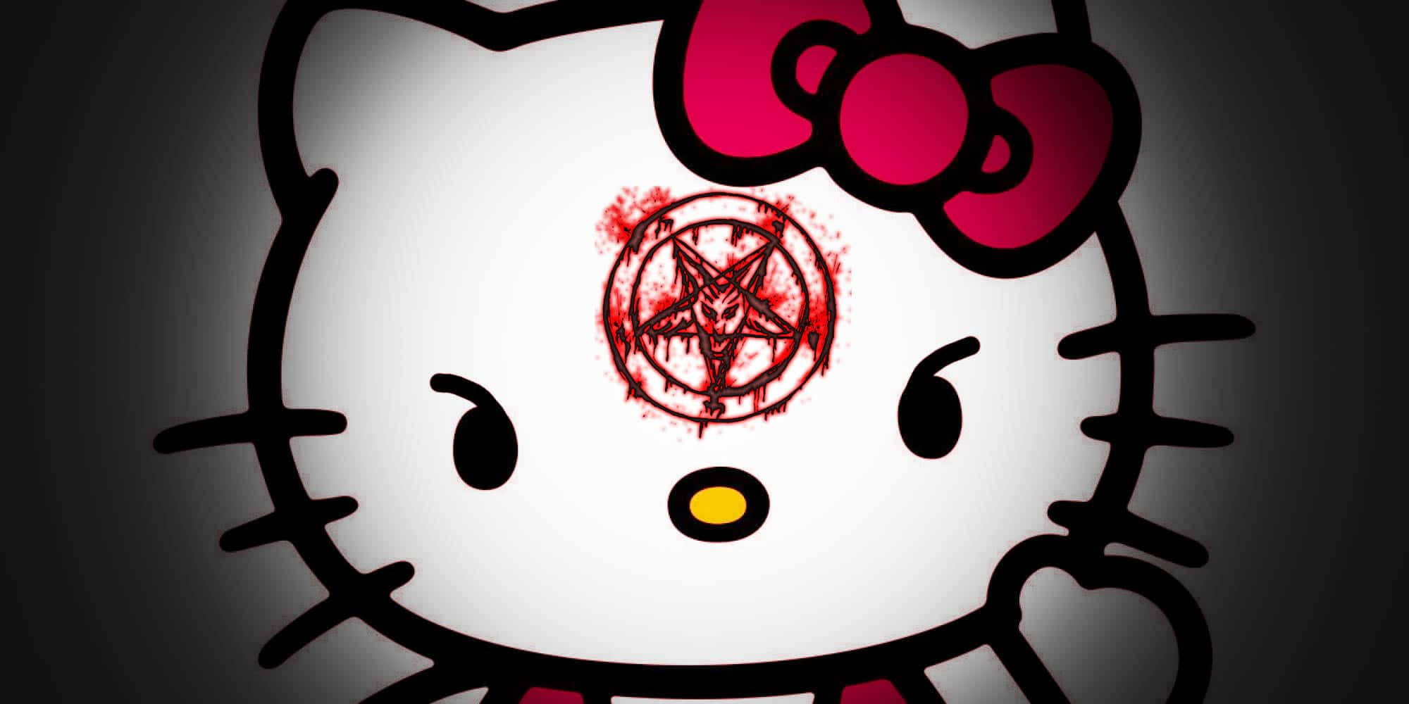 Hello Kitty Halloween Blodmerke Bakgrunner