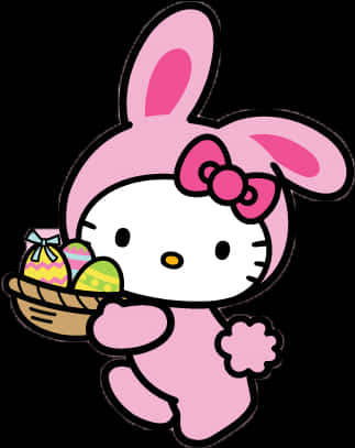 Hello Kitty Kanin kostyme påskeegg Bakgrunner