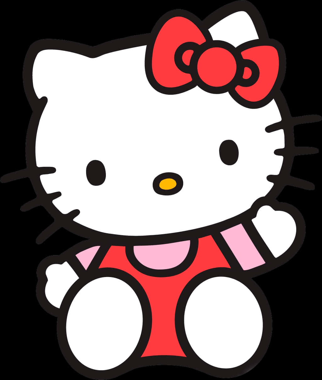 Hello Kitty klassisk positur Bakgrunner