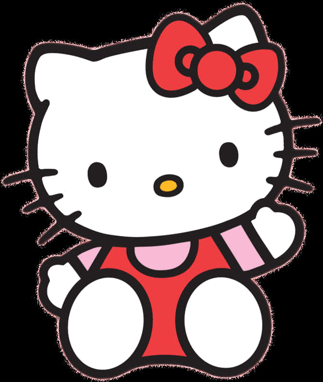 Hello Kitty klassisk positur Bakgrunner