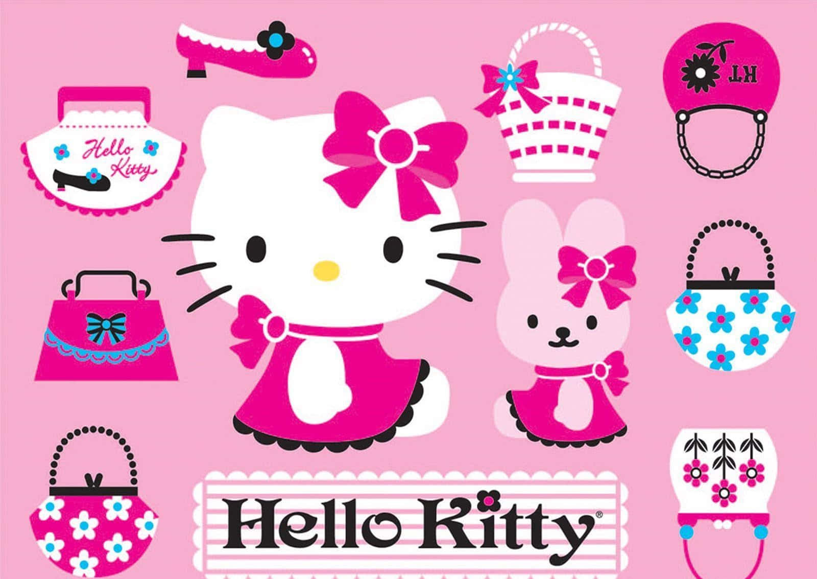 Hello Kitty Laptop Håndvesker Bakgrunner