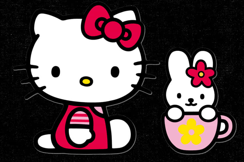Hello Kitty vektor PNG, gjennomsiktig PNG — Kule anime-GIF Bakgrunner
