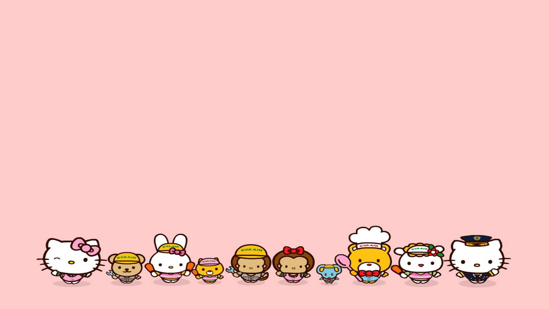 Hello Kitty Tegneseriekatt Bakgrunner