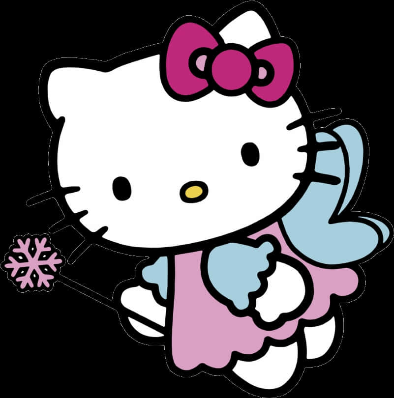 Hello Kitty Vintertema Bakgrunner