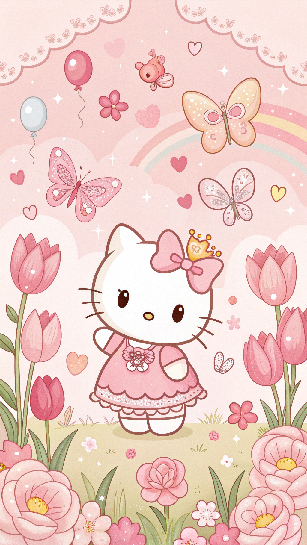 Hello Kittys magiske hage-HEMMELIGHETER avslørt Bakgrunner