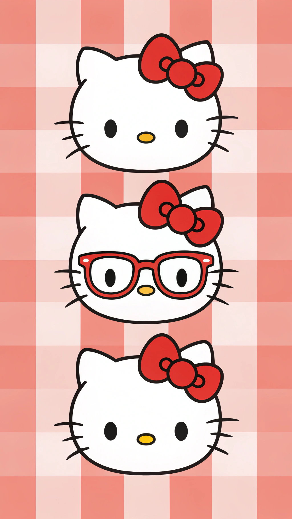 Hello Kittys TRE Ansikter Vil SJOKKERE Deg Bakgrunner