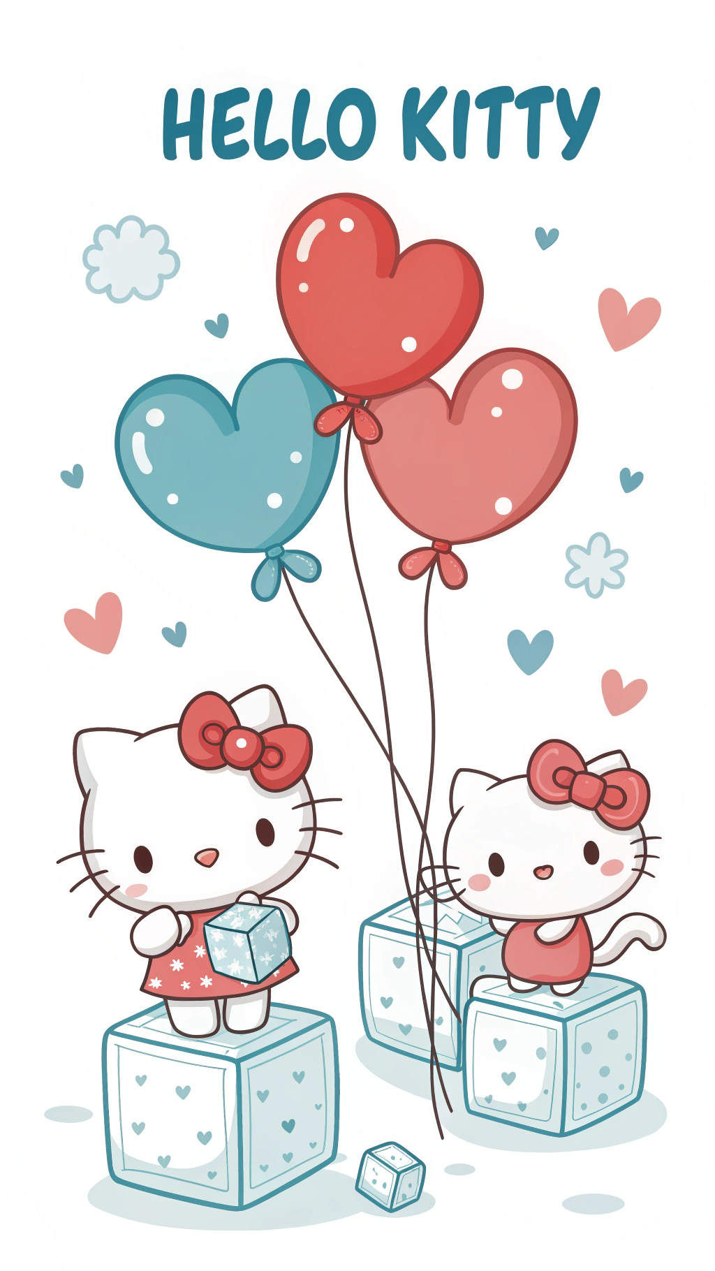 Hello Kittys Valentinsdagsoverraskelse Bakgrunner