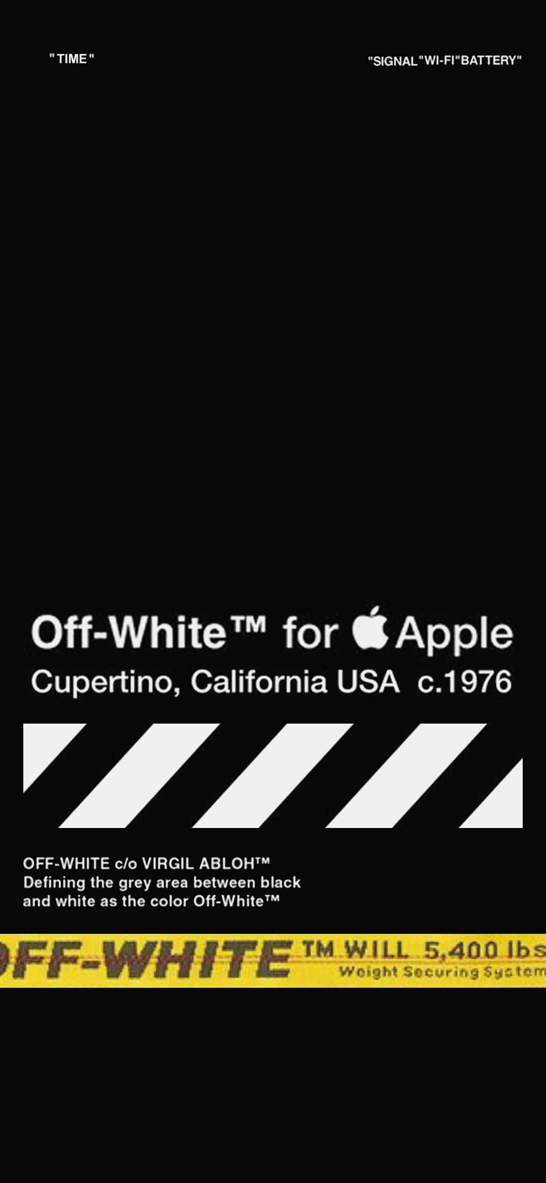 Helt nye Off White iPhone 11 med stilrent og moderne design Bakgrunner