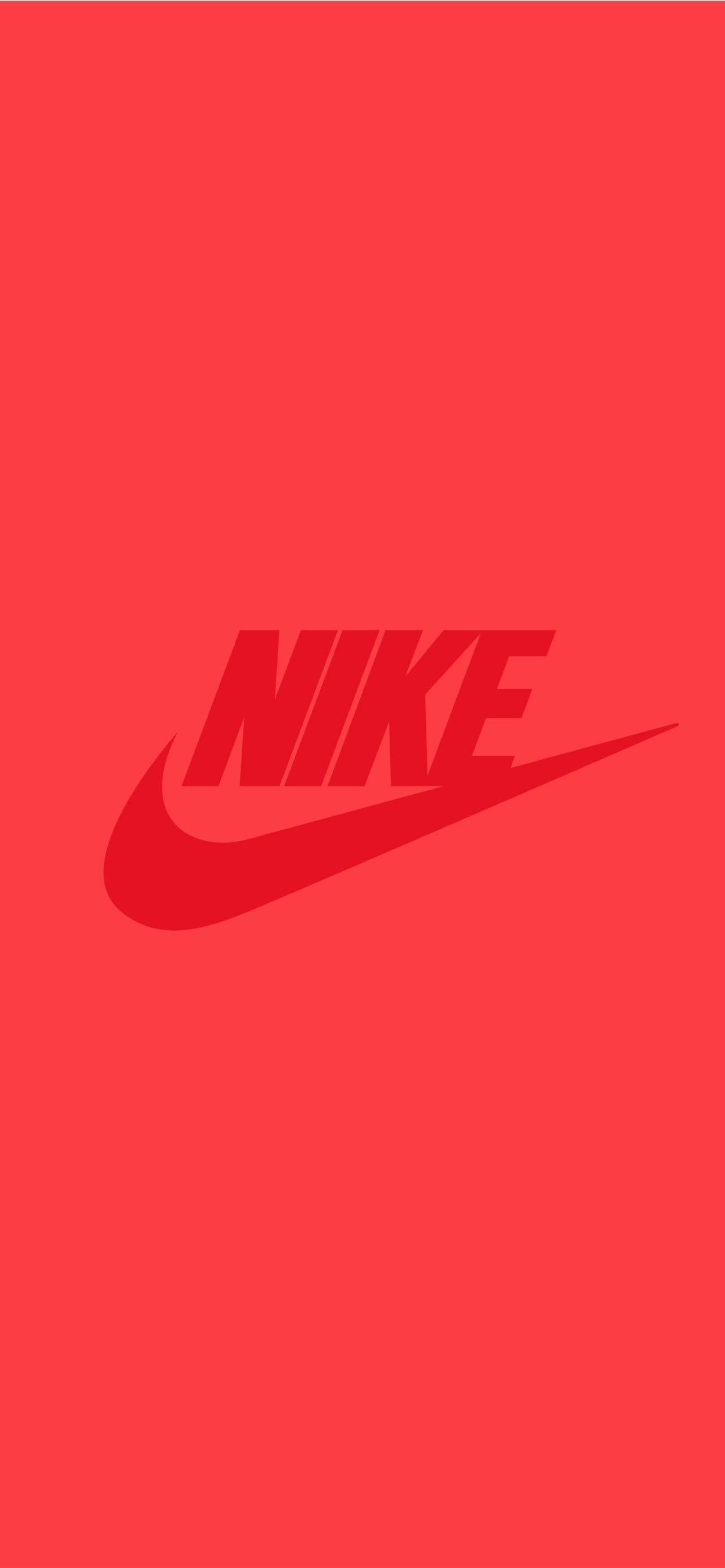 Helt Rød Nike iPhone Bakgrunner