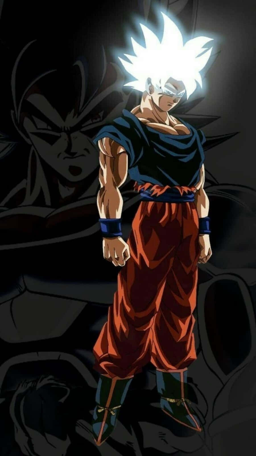 Heroisk Super Saiyan Goku Dragon Ball Super iPhone Bakgrunner