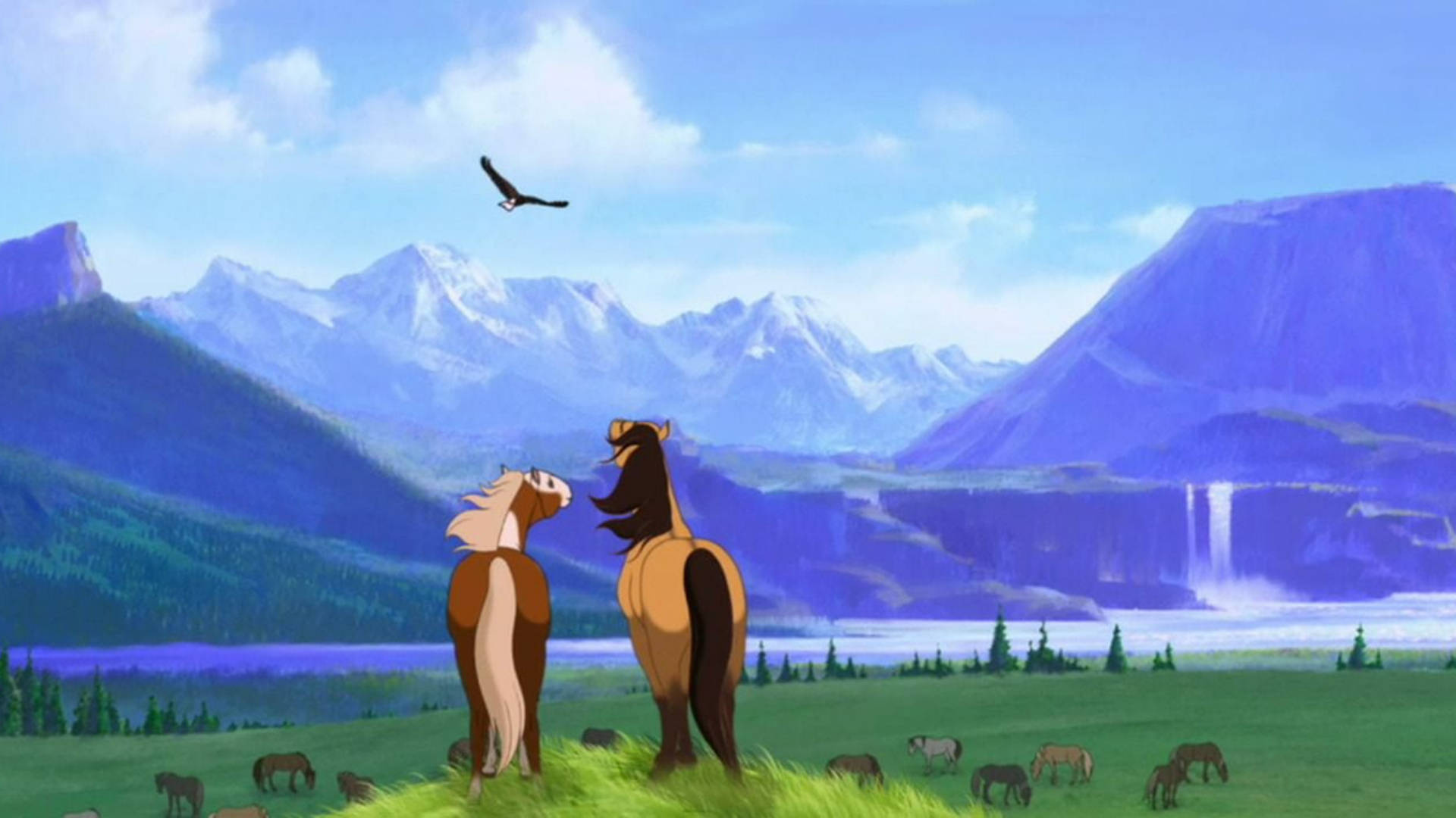 Hester fra filmen Spirit – Hingsten fra Cimarron Bakgrunner