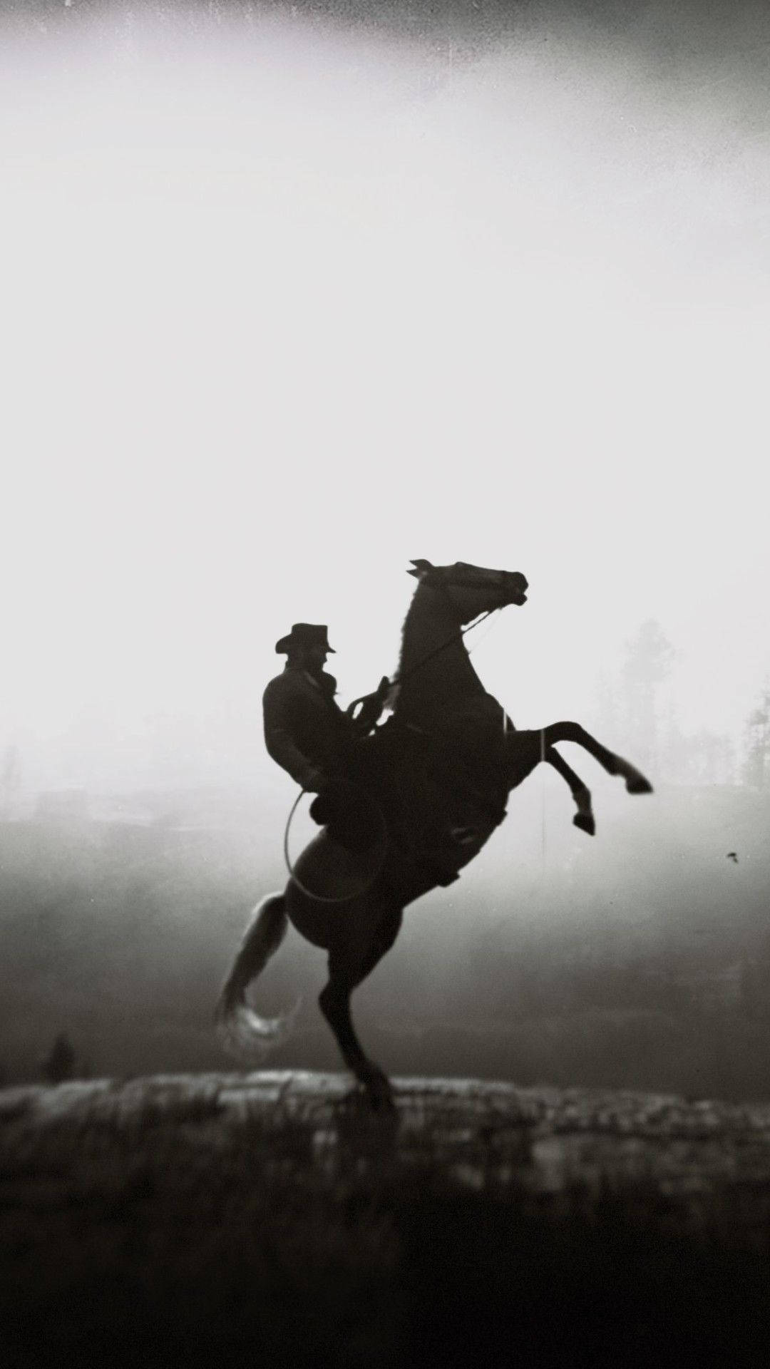 Hesteridende cowboy Red Dead Redemption 2 Spill Bakgrunner