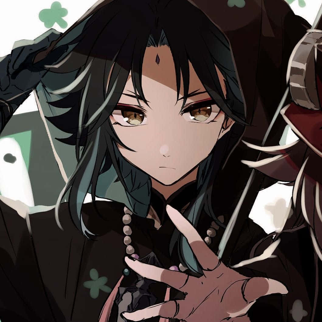 Hettekledd Xiao PFP Bakgrunner