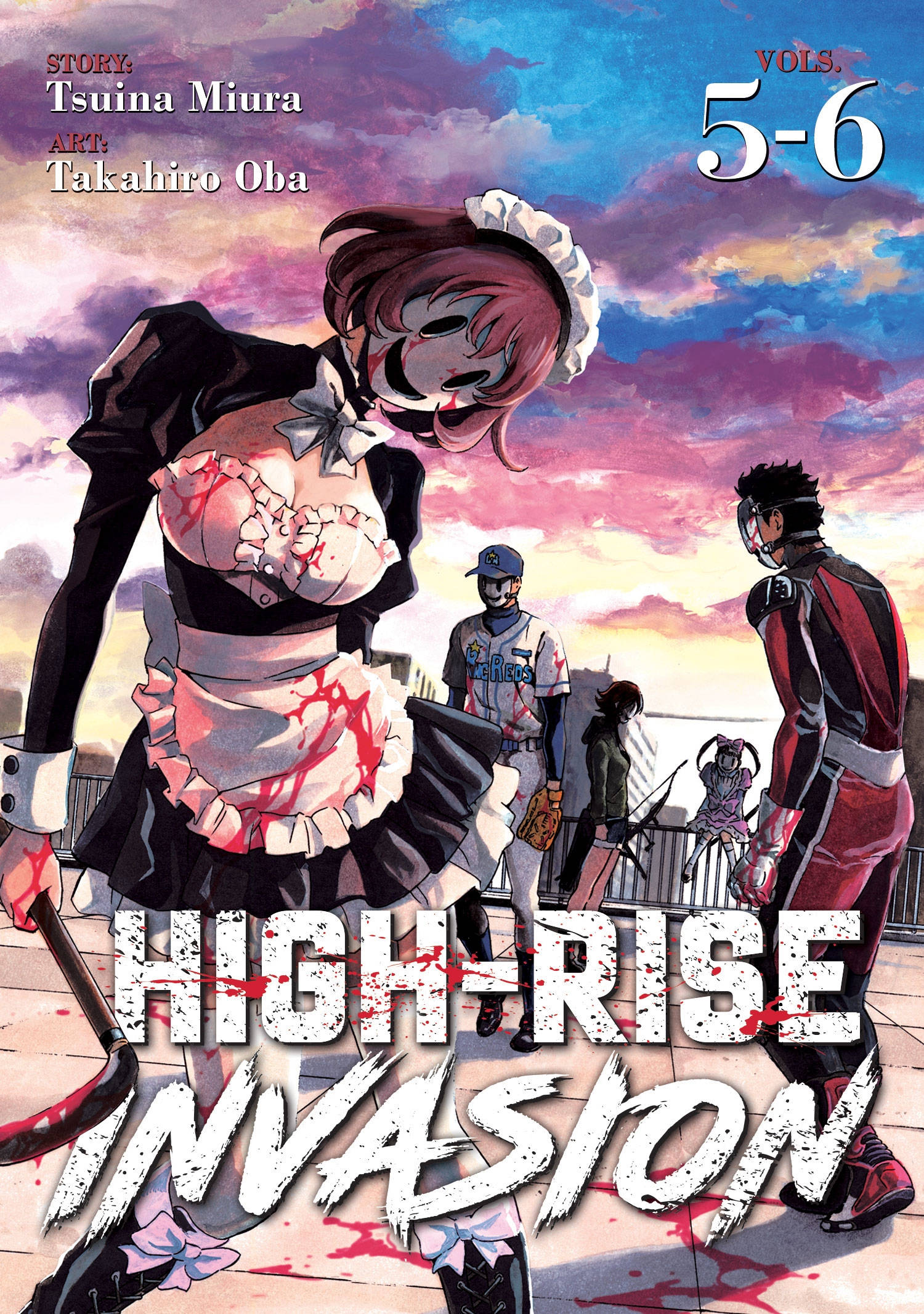 High-Rise Invasion Maske Anime Bakgrunner