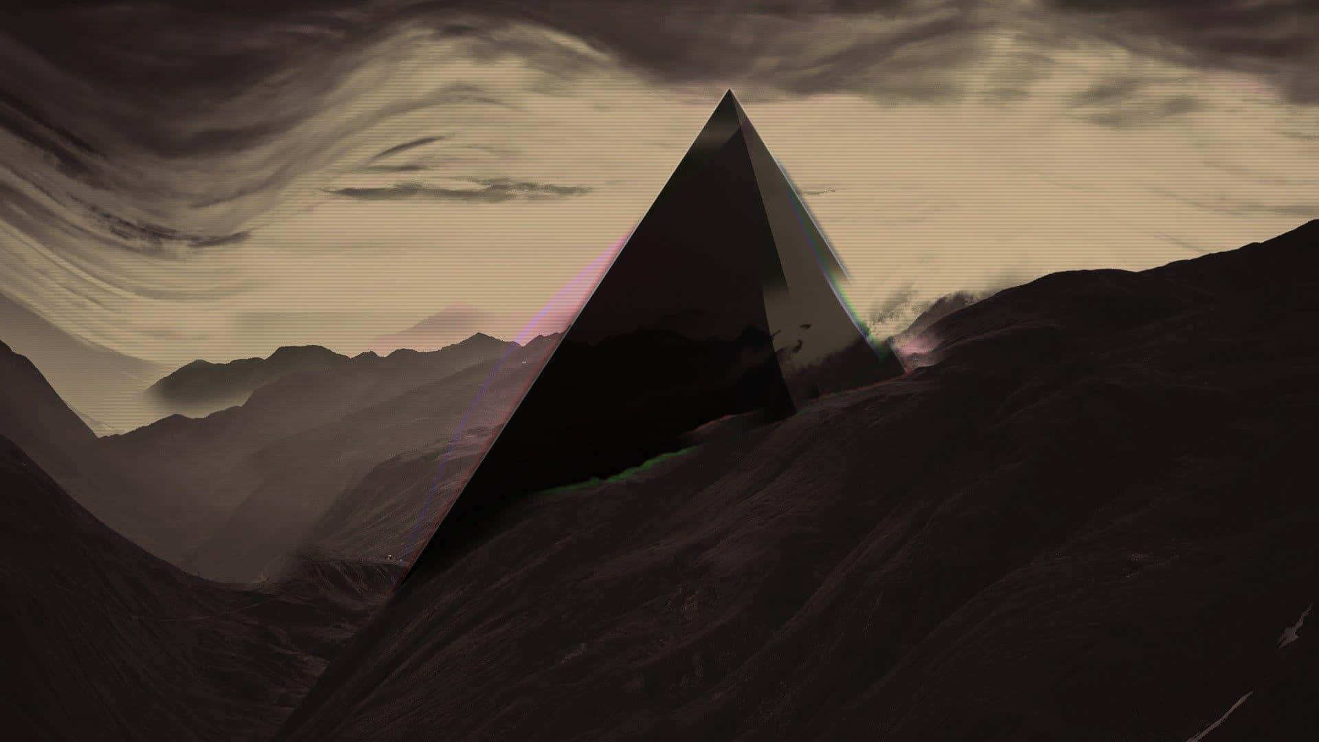 Hipster-pyramider til skrivebordet Bakgrunner