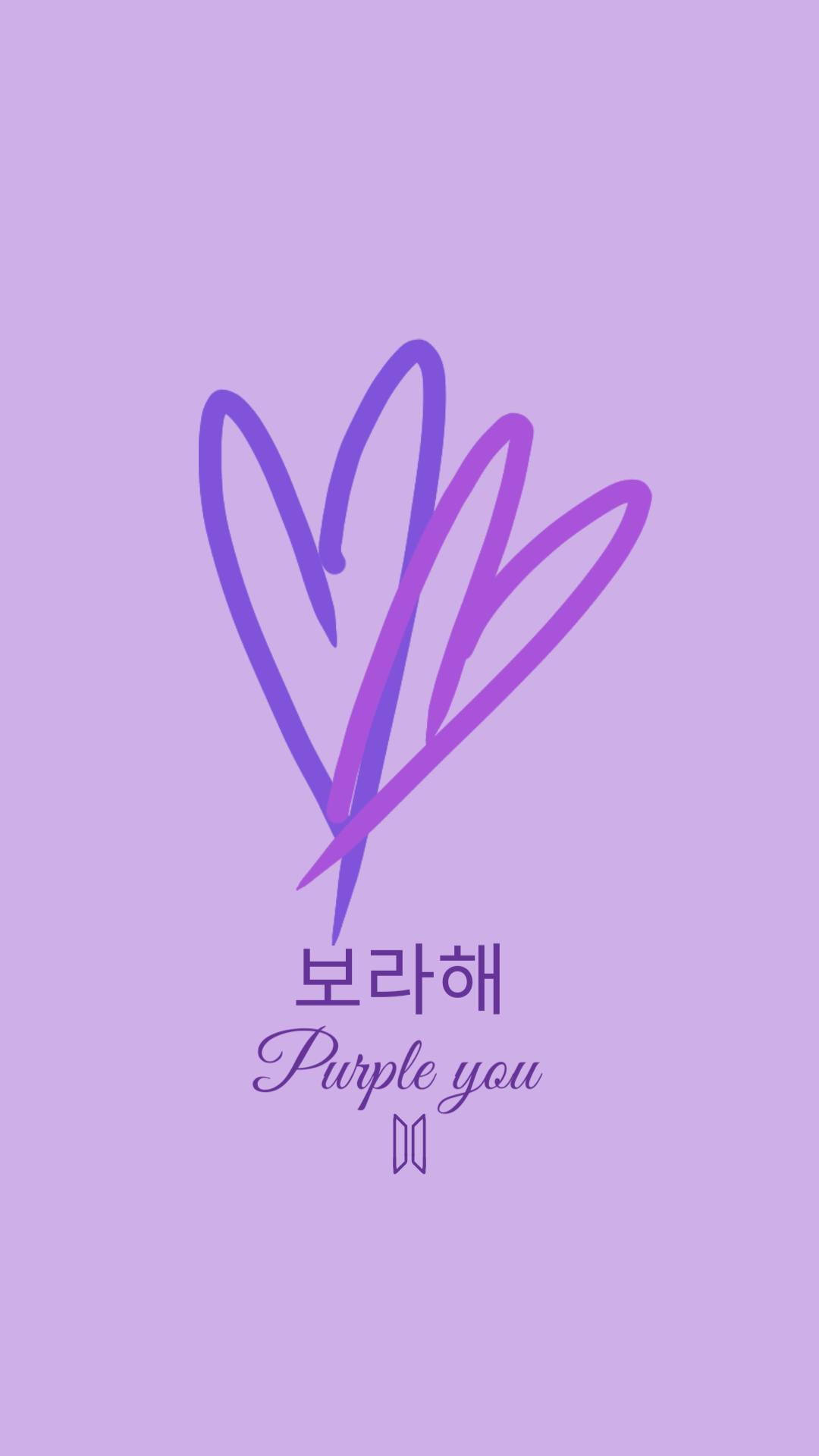 Hjerte-linjekunst I Purple You Bakgrunner