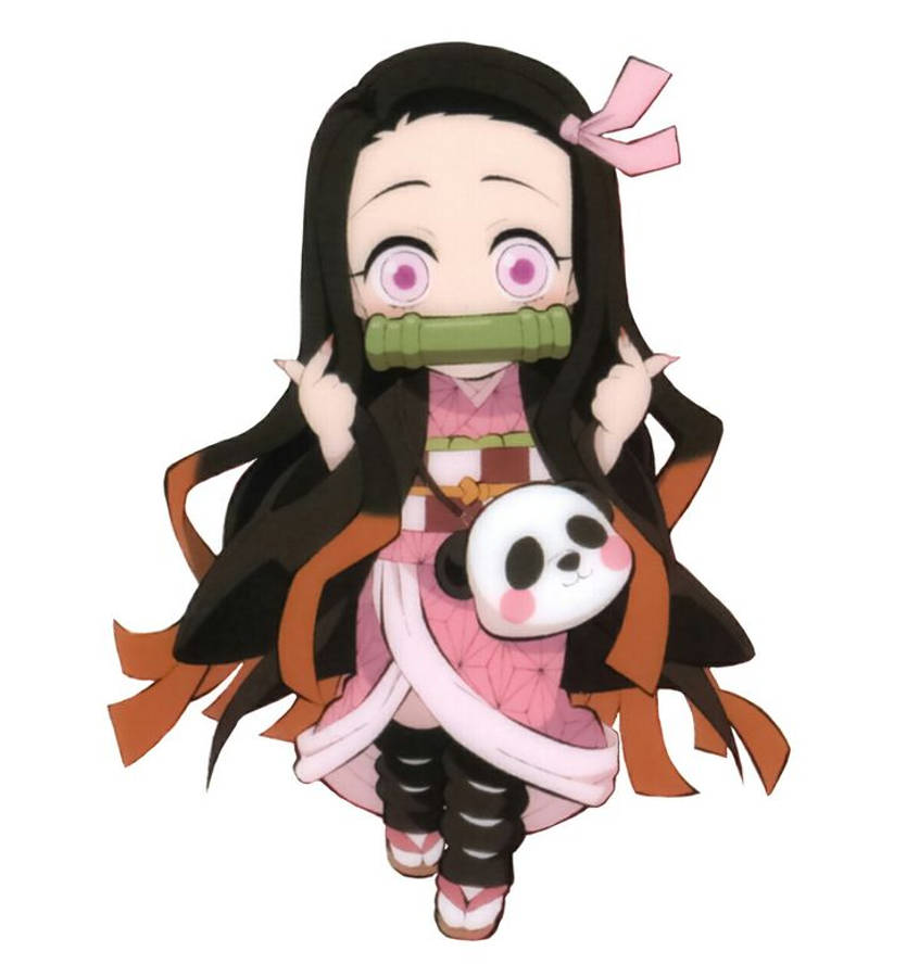 Hjertefinger Demon Slayer Nezuko Bakgrunner