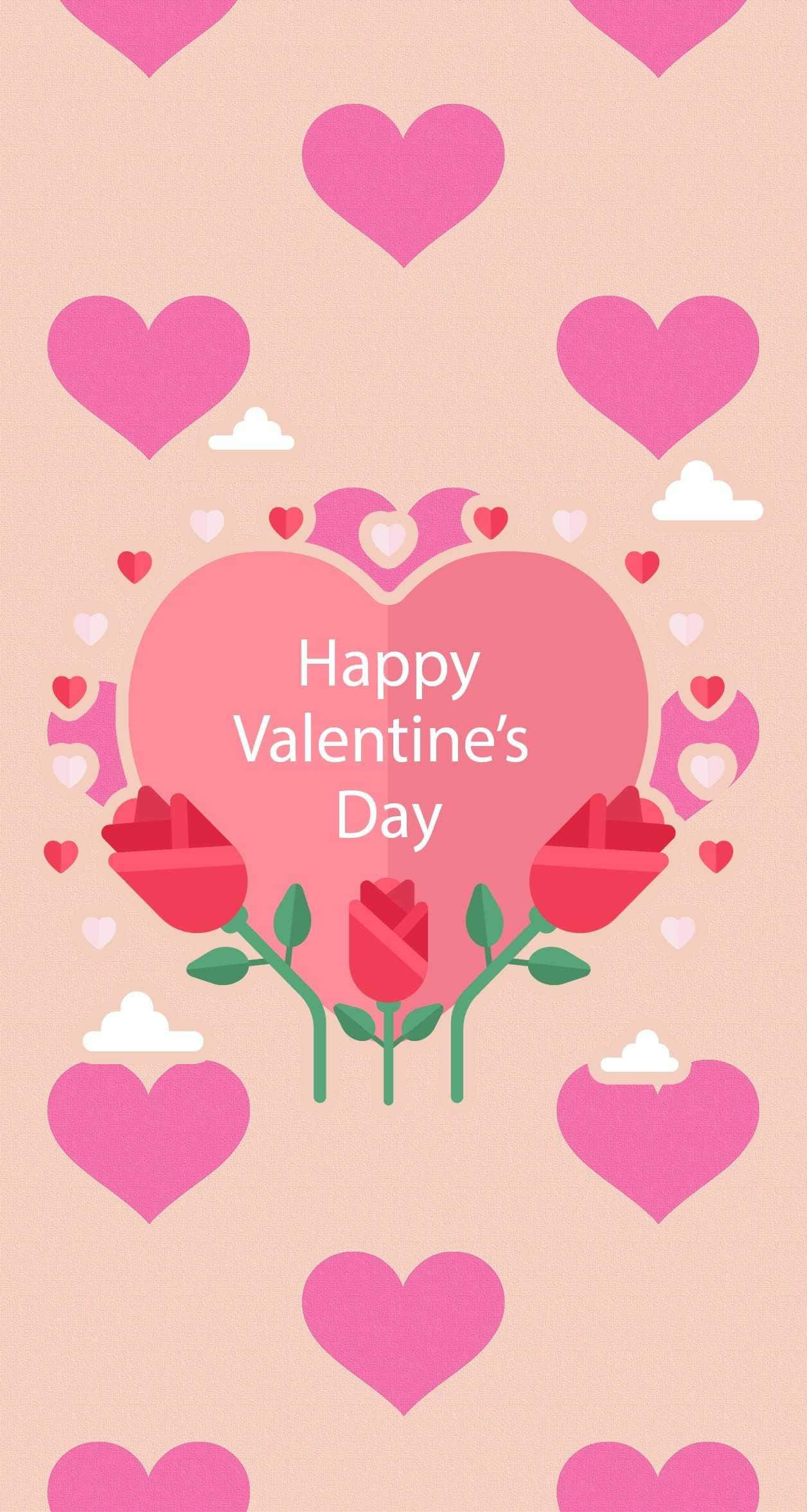 hjertelig valentinsdag bakgrunnsbilde Bakgrunner