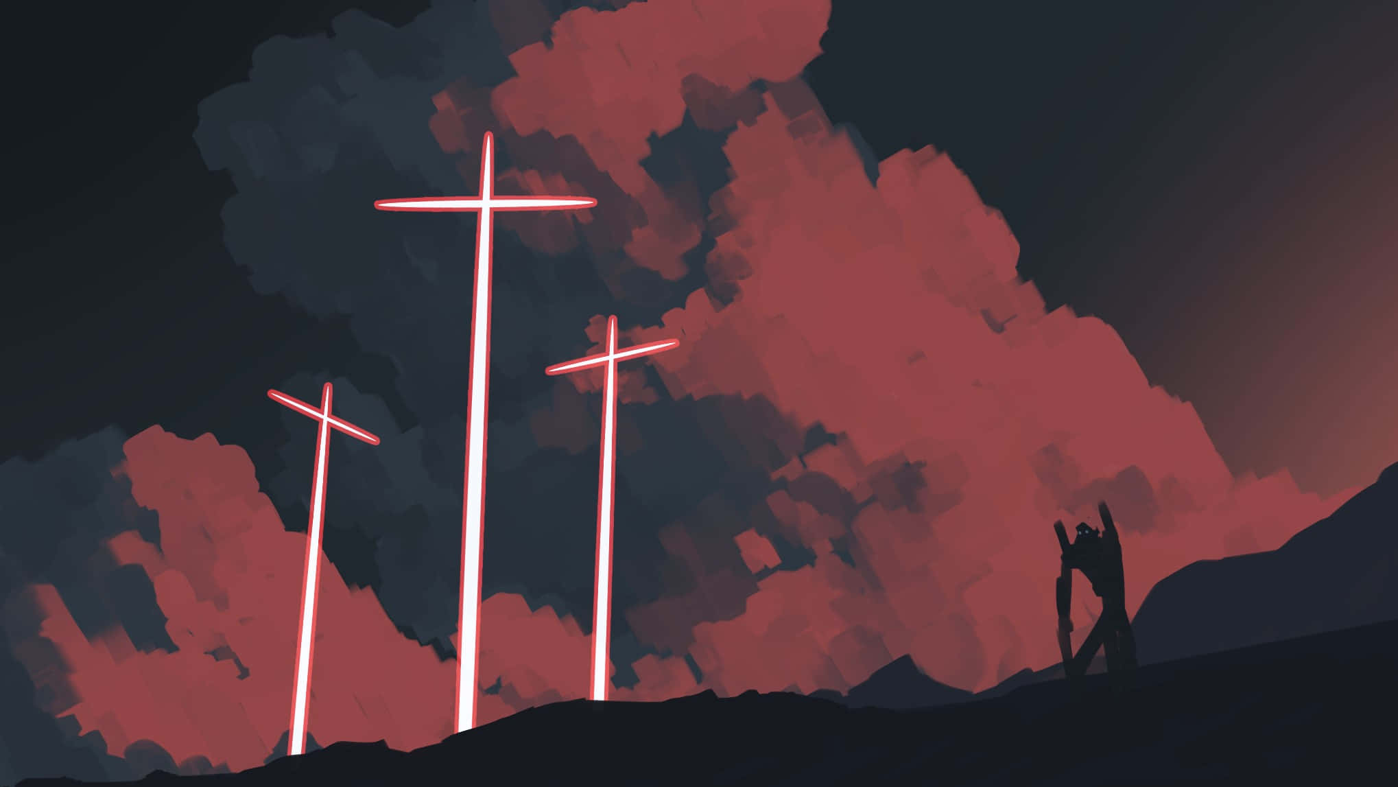 Hjertet av Evangelion Bakgrunner