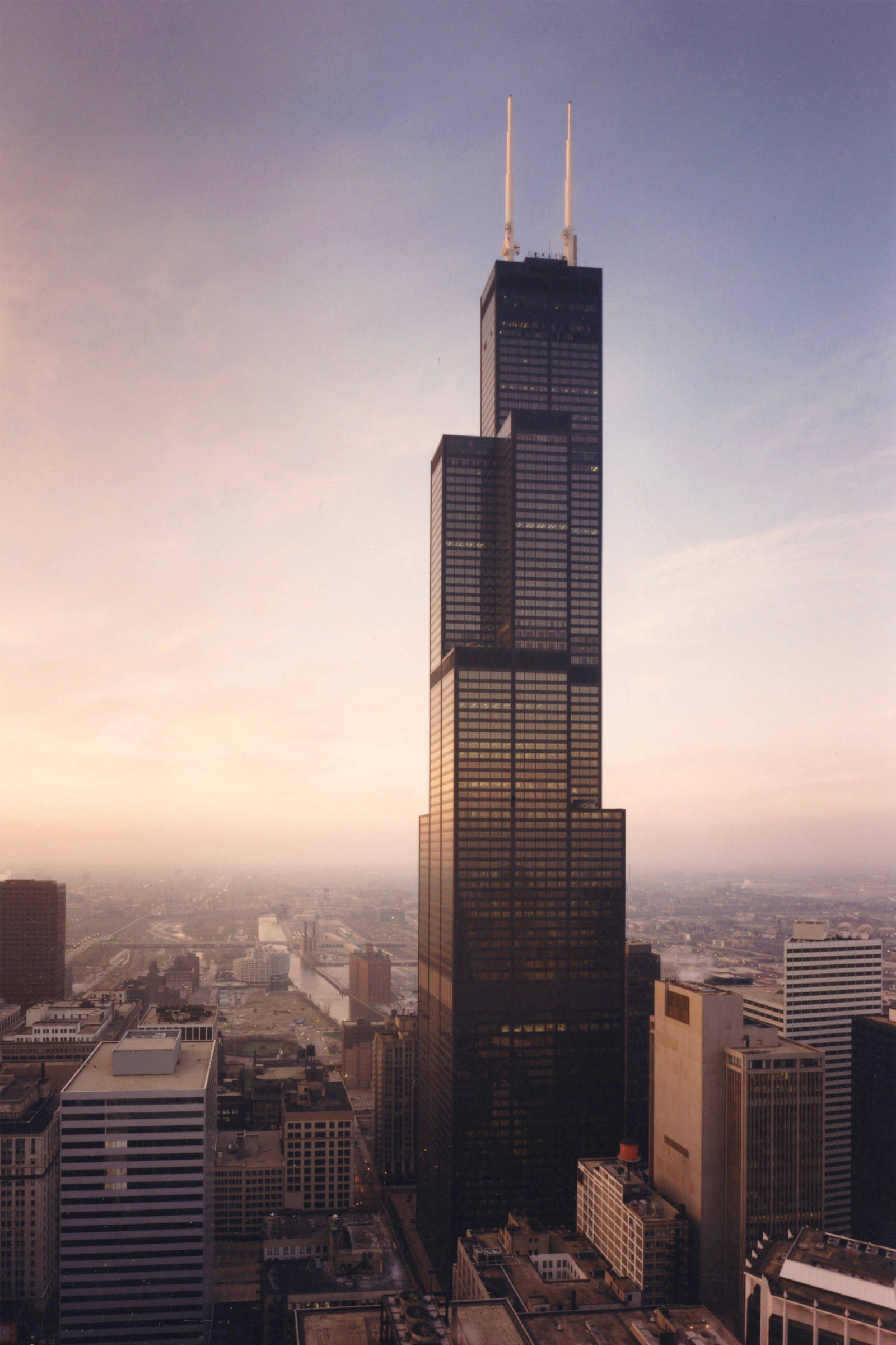 Høyeste Willis Tower turistattraksjon Bakgrunner