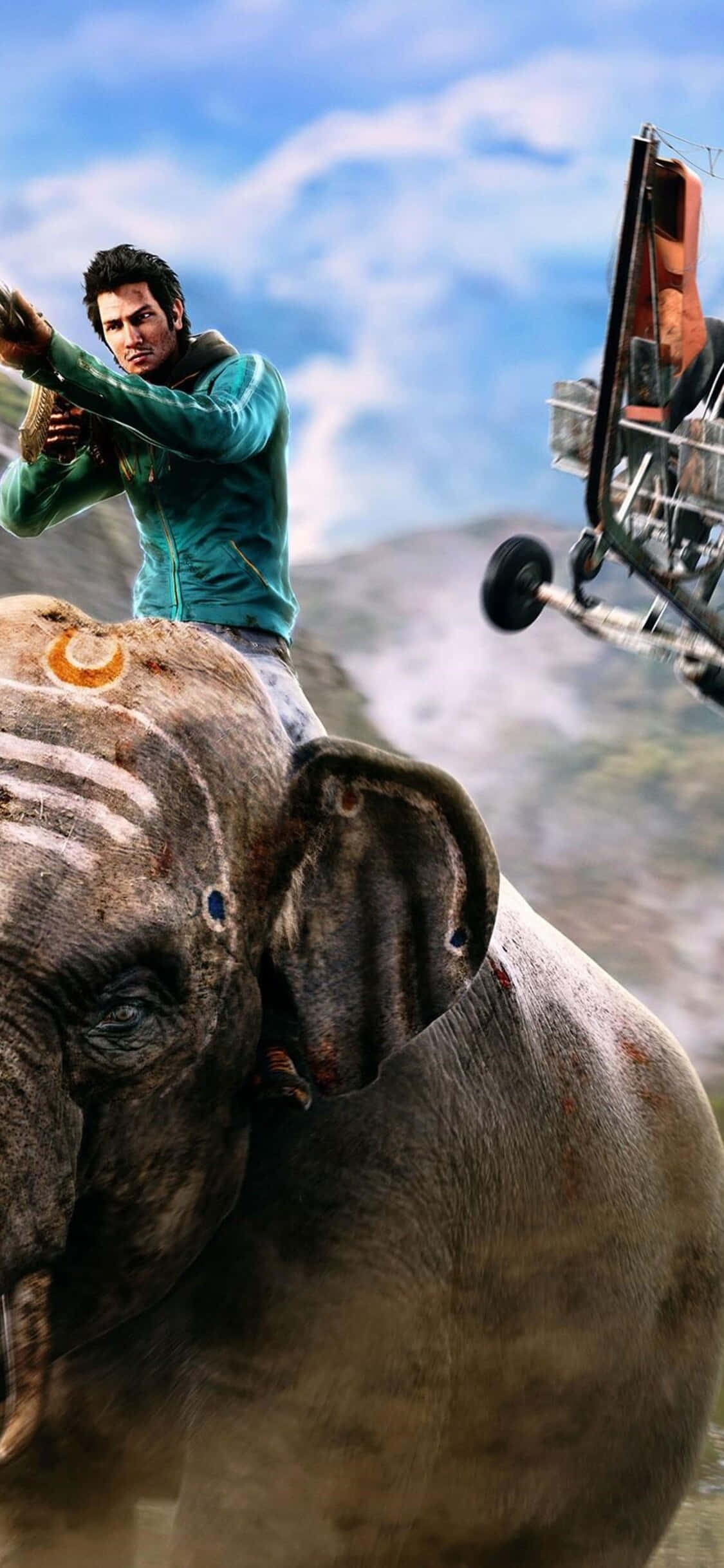 Høyytende spillopplevelse med iPhone Xs og Far Cry 4 Bakgrunner