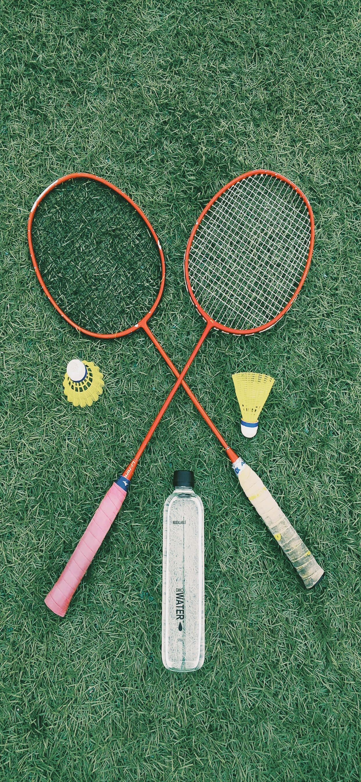 Hold deg aktiv med iPhone Xs Max og badminton. Bakgrunner