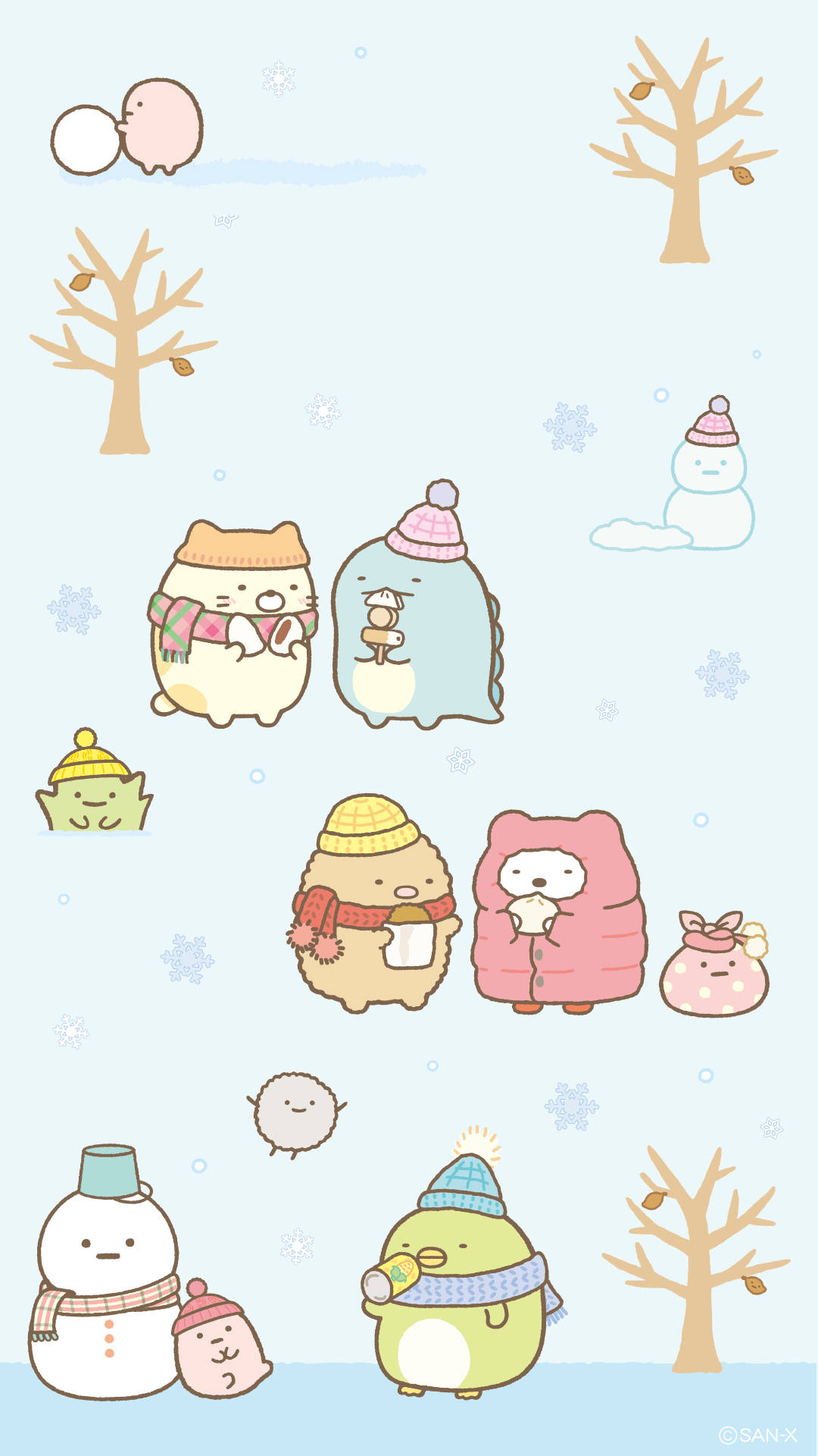 Hold deg varm og koselig i vintermånedene med Sumikko Gurashi! Bakgrunner