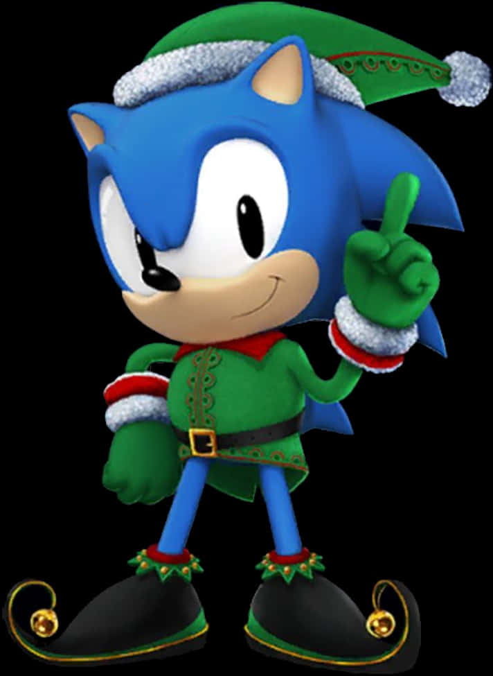 Holiday Sonic-kostyme Bakgrunner