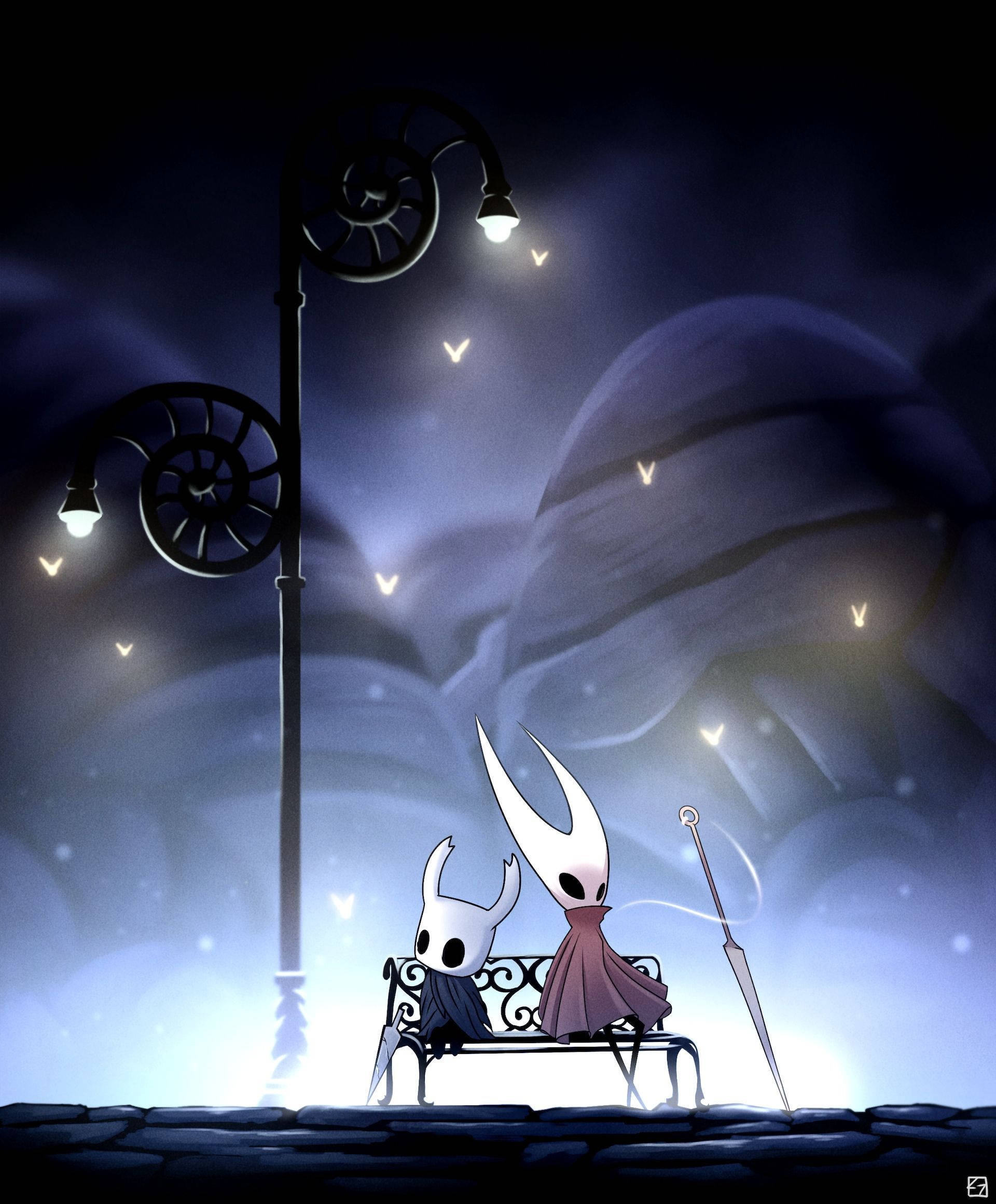 Hollow Knight og Hornet møter tappert farene i Hallownest Bakgrunner