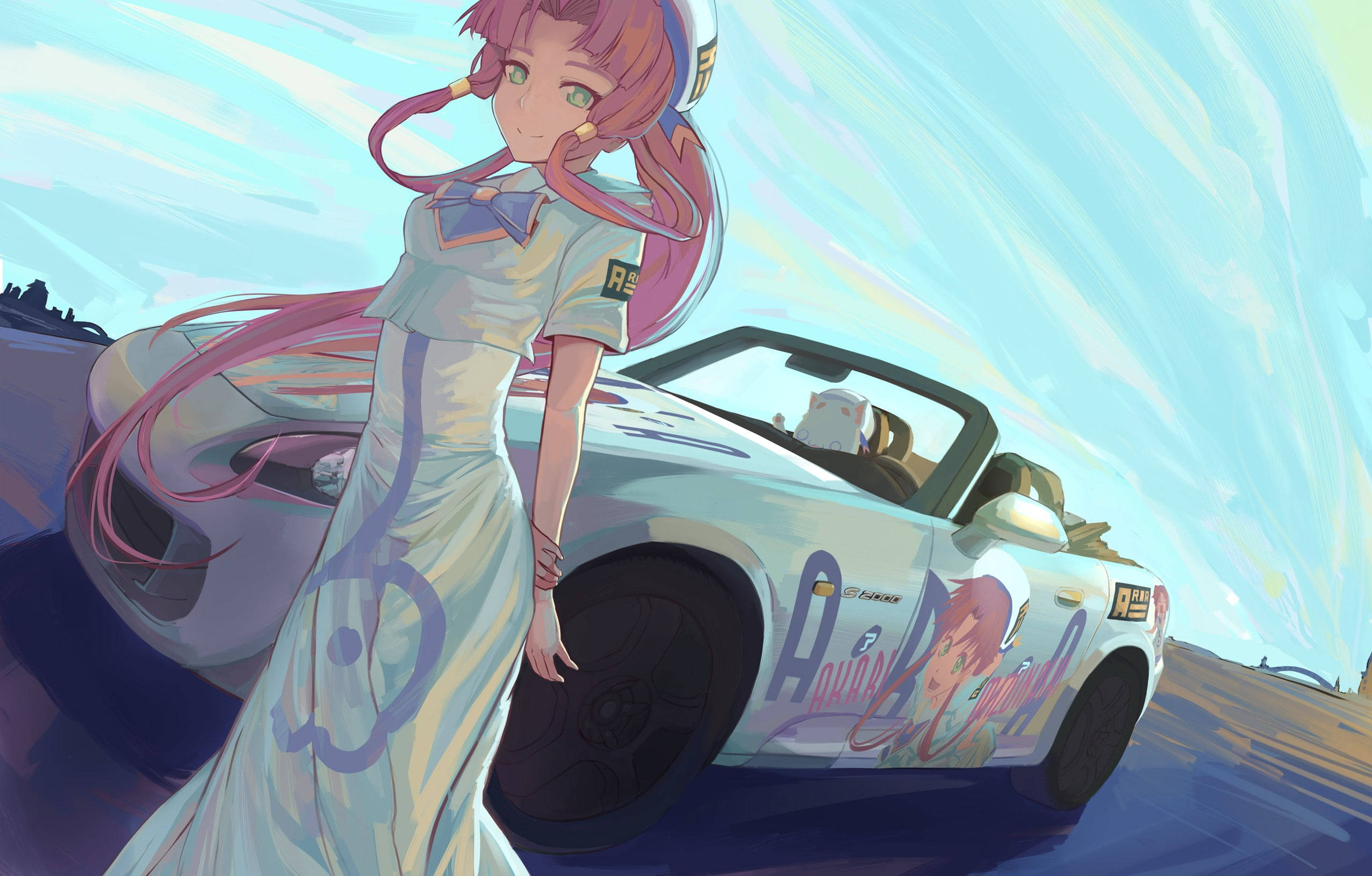 Honda S2000 Anime-bil Bakgrunner