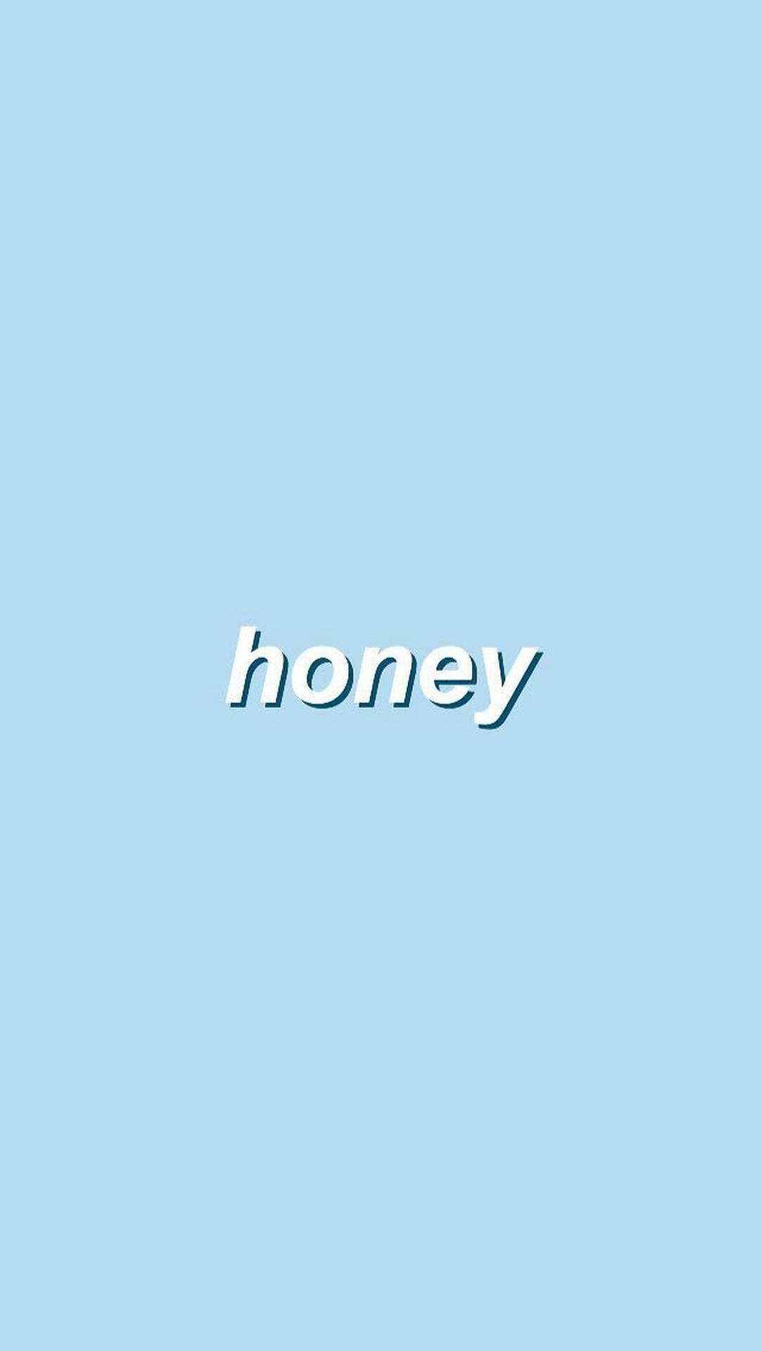Honey estetiske ord bakgrunnsbilde
