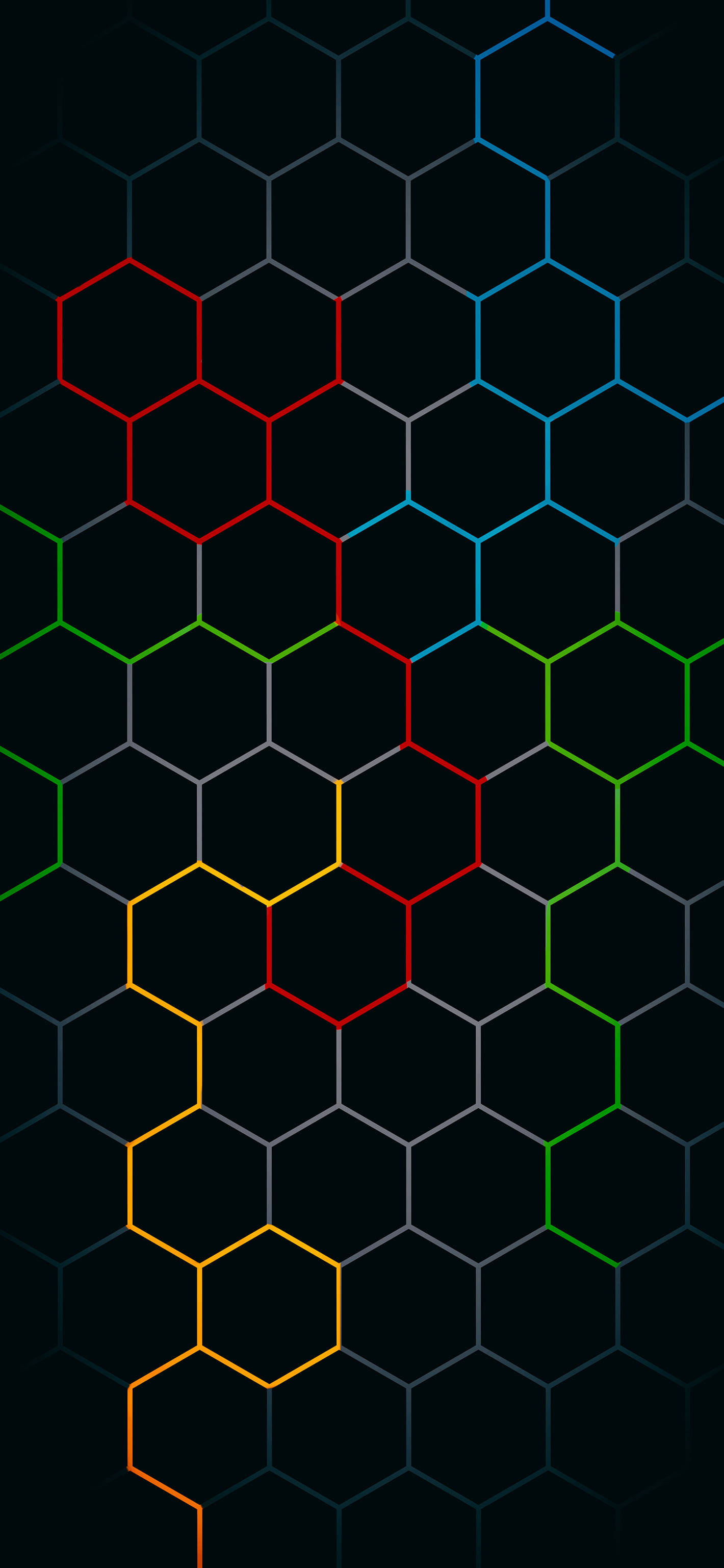 Honeycomb OLED-telefon Bakgrunner