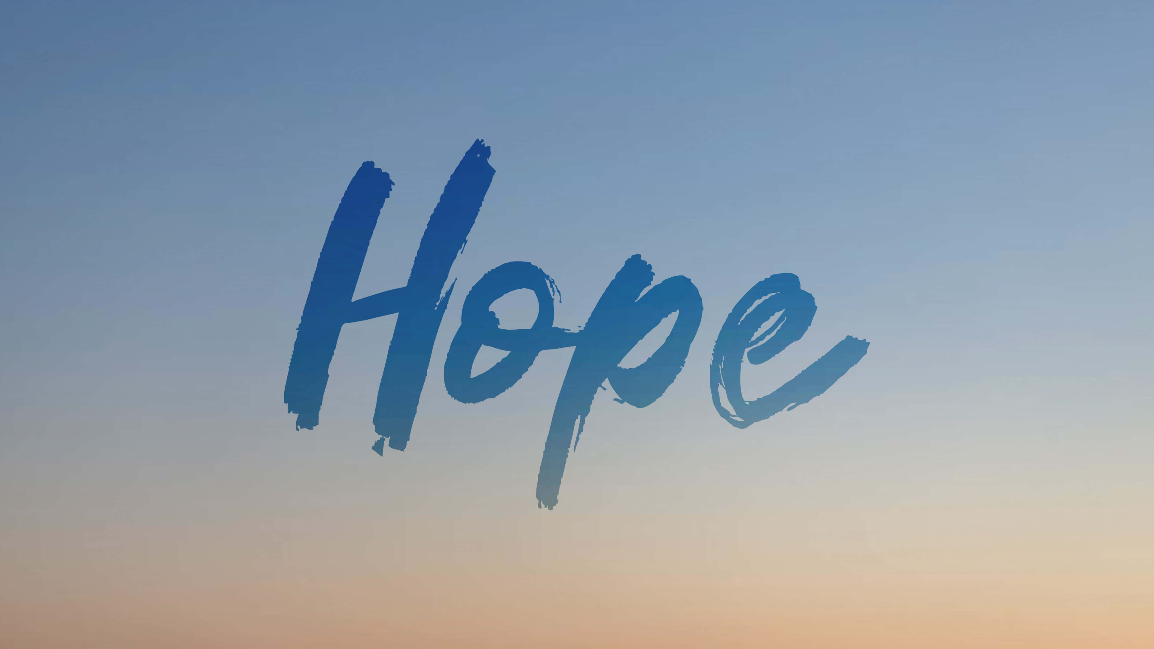 Hope Word Art Ombre Bakgrunn Bakgrunner