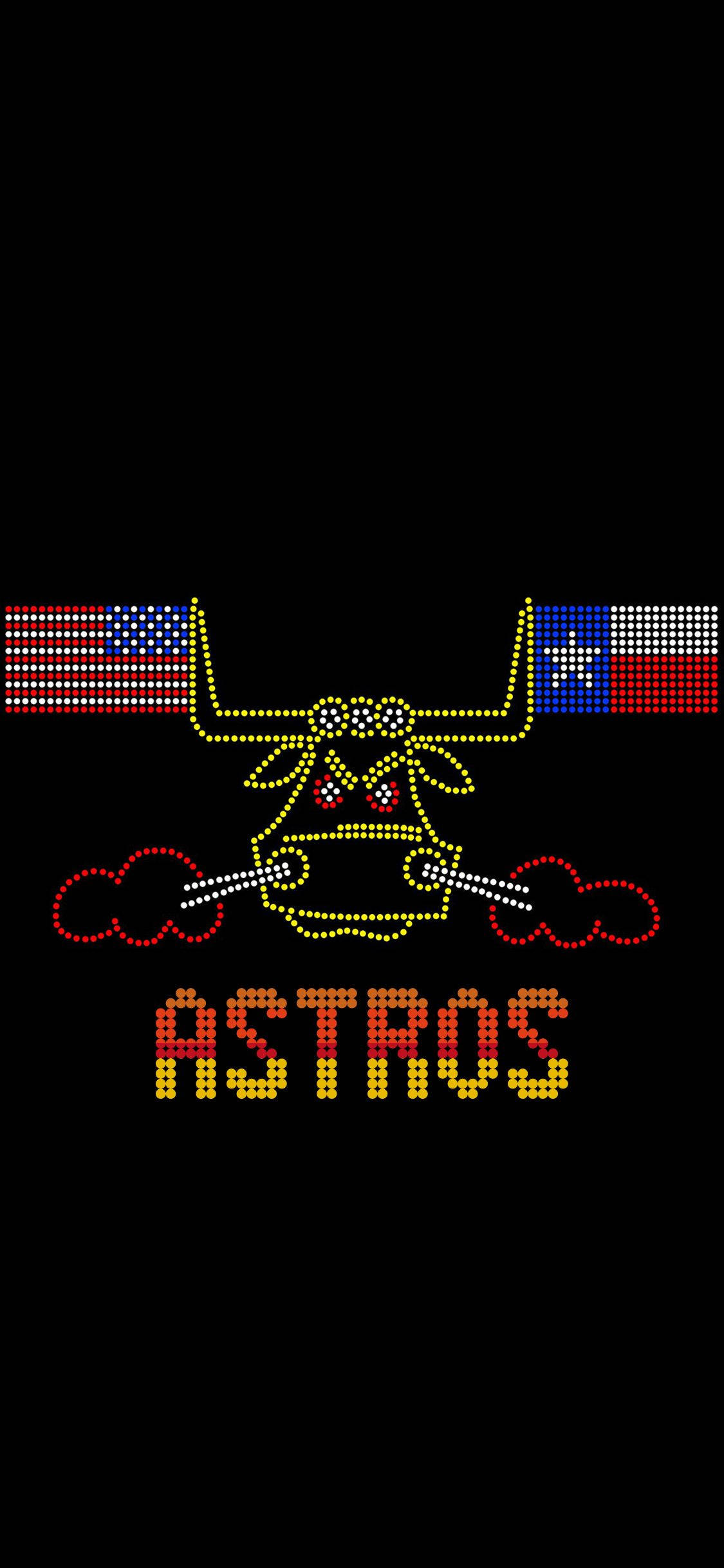 Houston Astros Stilisert Texas Okse Bakgrunner