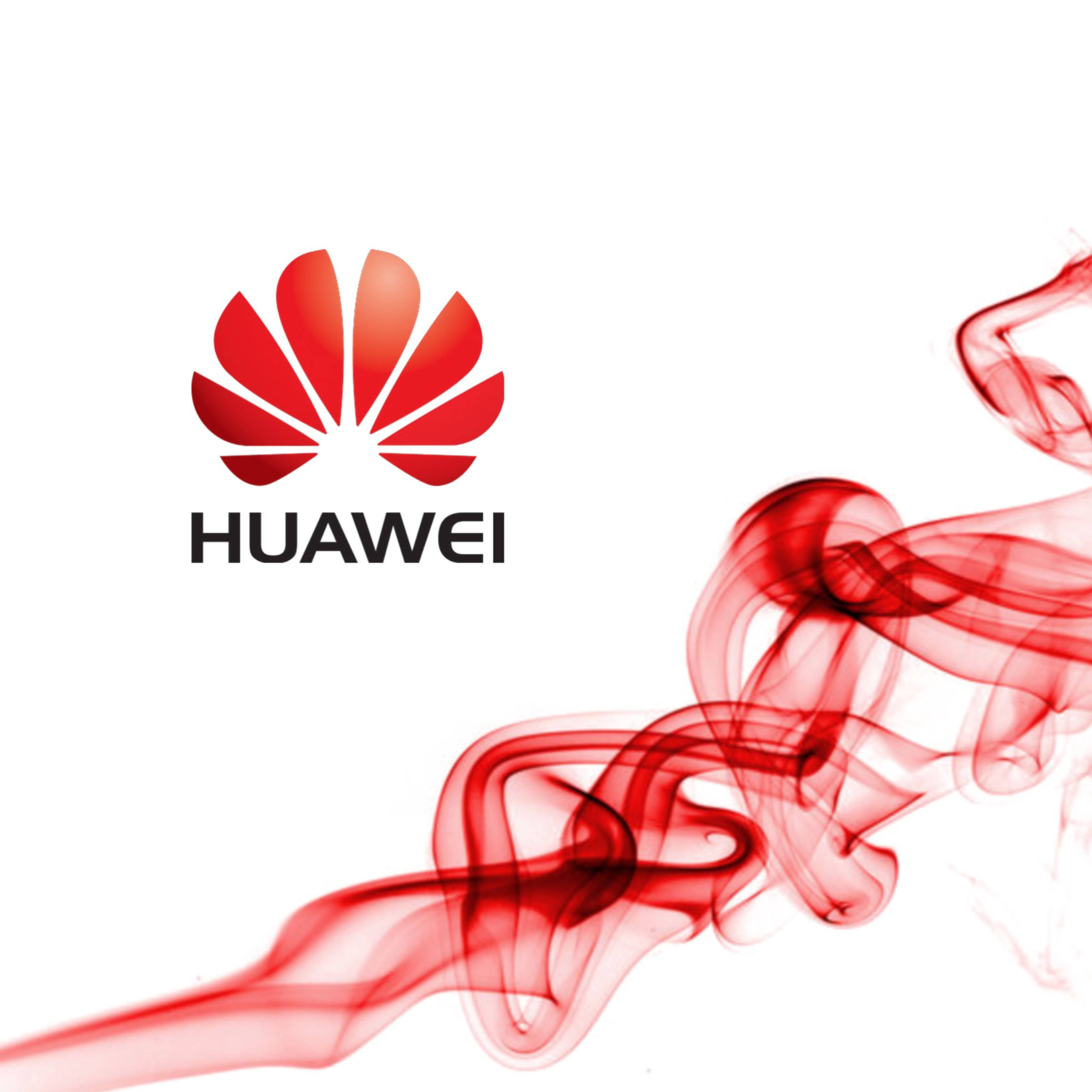 Huawei merke rød røyk Bakgrunner