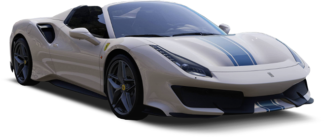Hvit Ferrari Cabriolet Sportsbil Bakgrunner