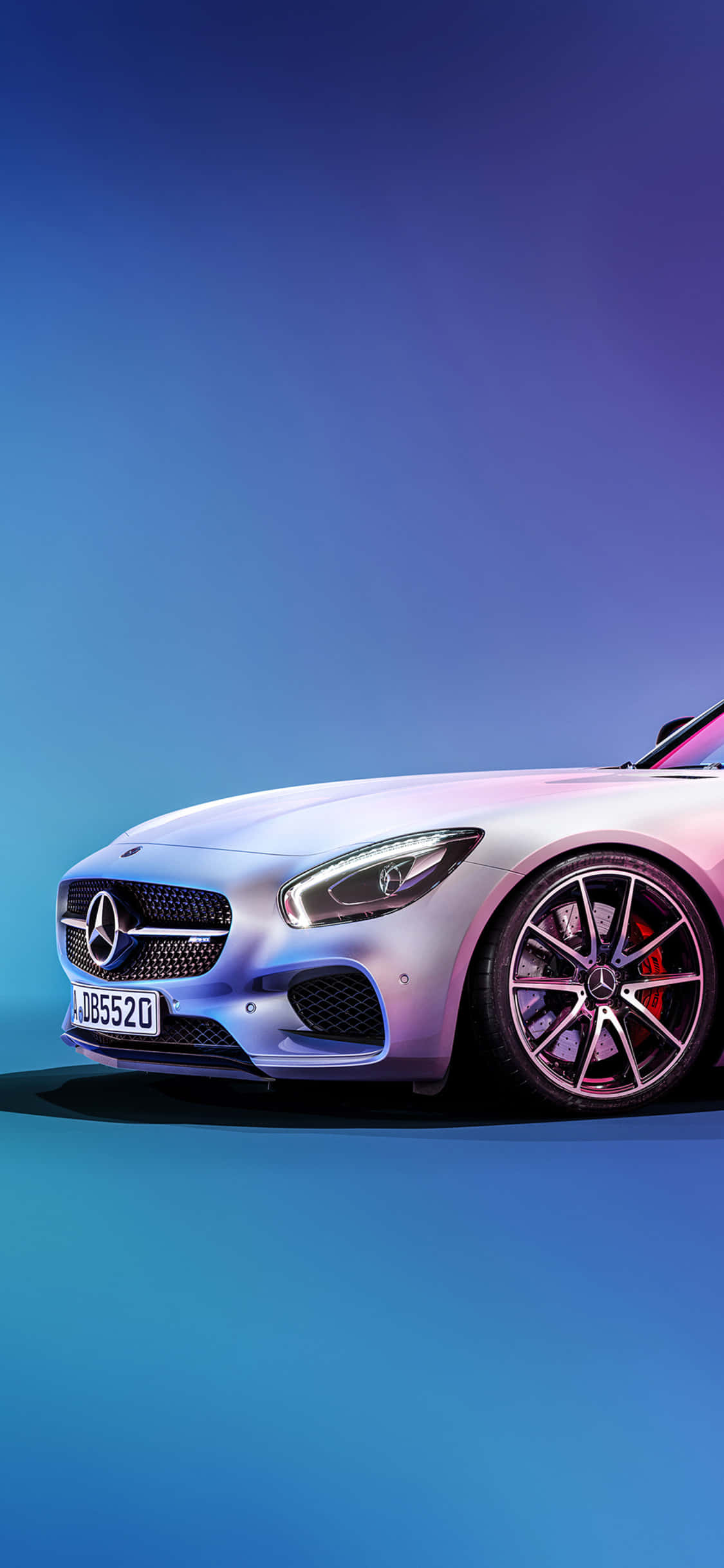 Hvit Med Blå Bakgrunn iPhone Xs Mercedes Amg Bakgrunn Bakgrunner