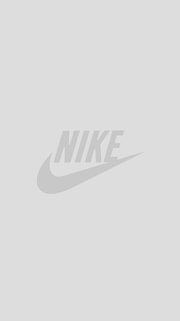 Hvit minimalistisk Nike iPhone Bakgrunner