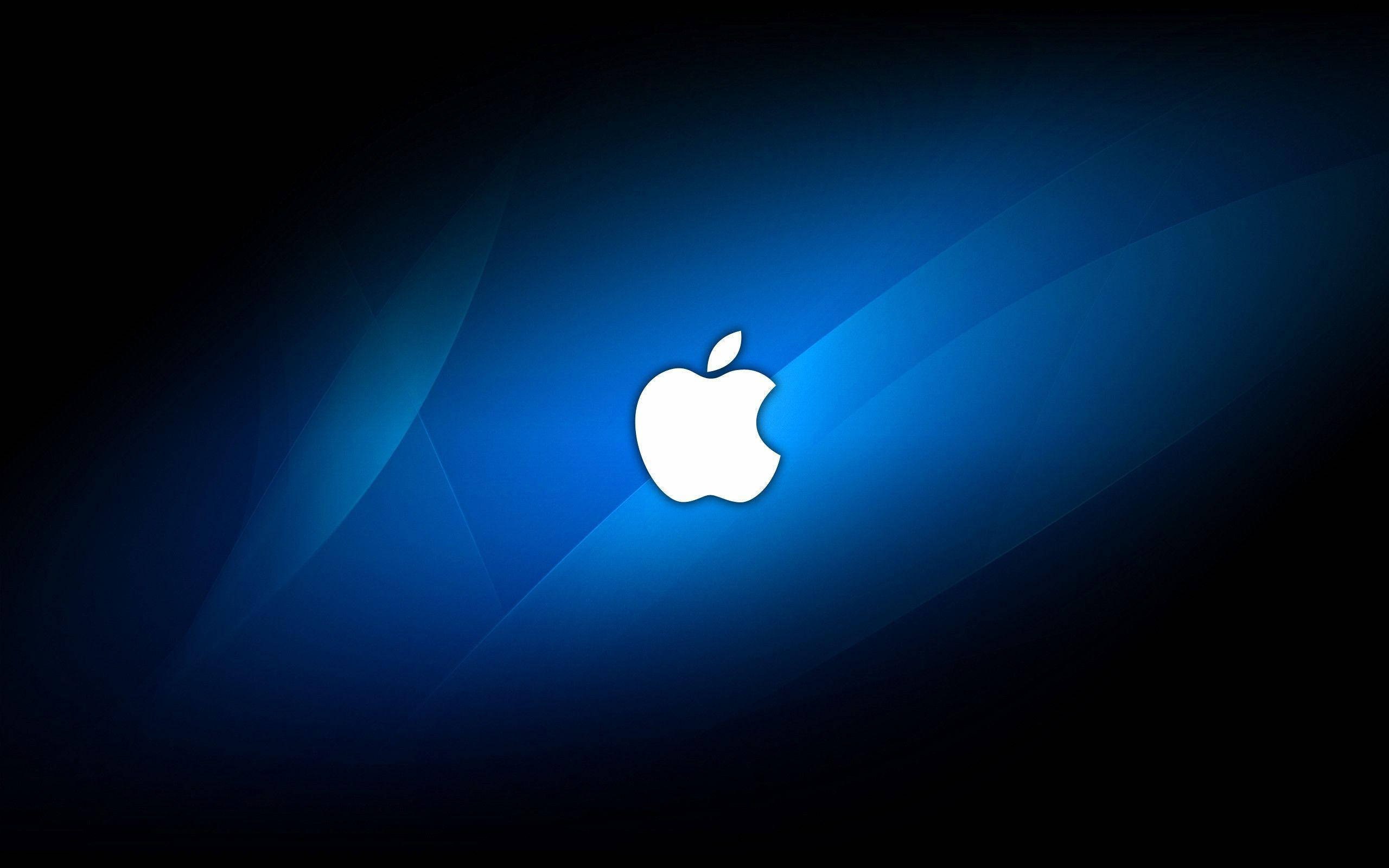 Hvitt Apple-logo 4K Bakgrunner