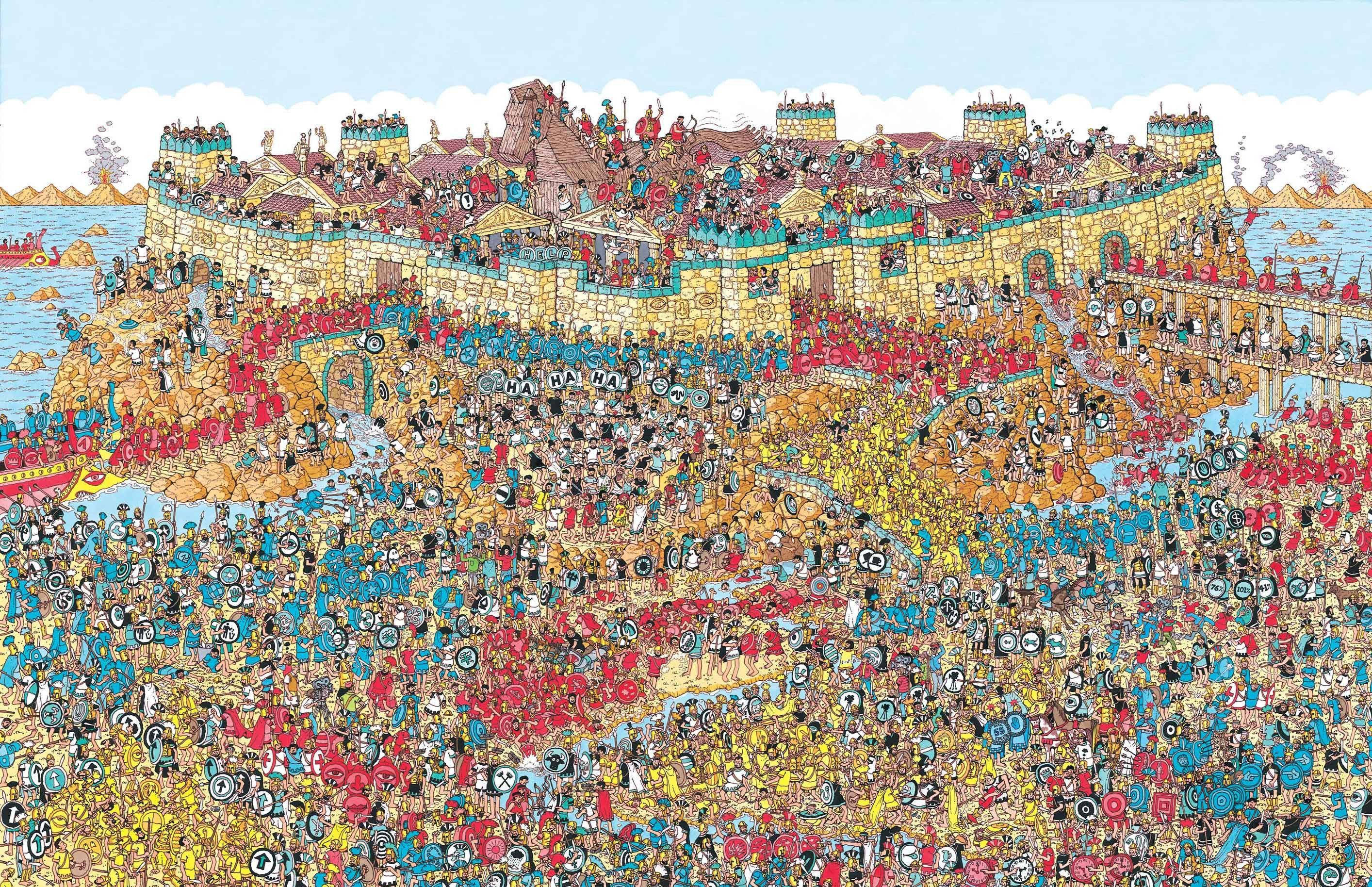 Hvor er Waldo? Trojakrigen Bakgrunner