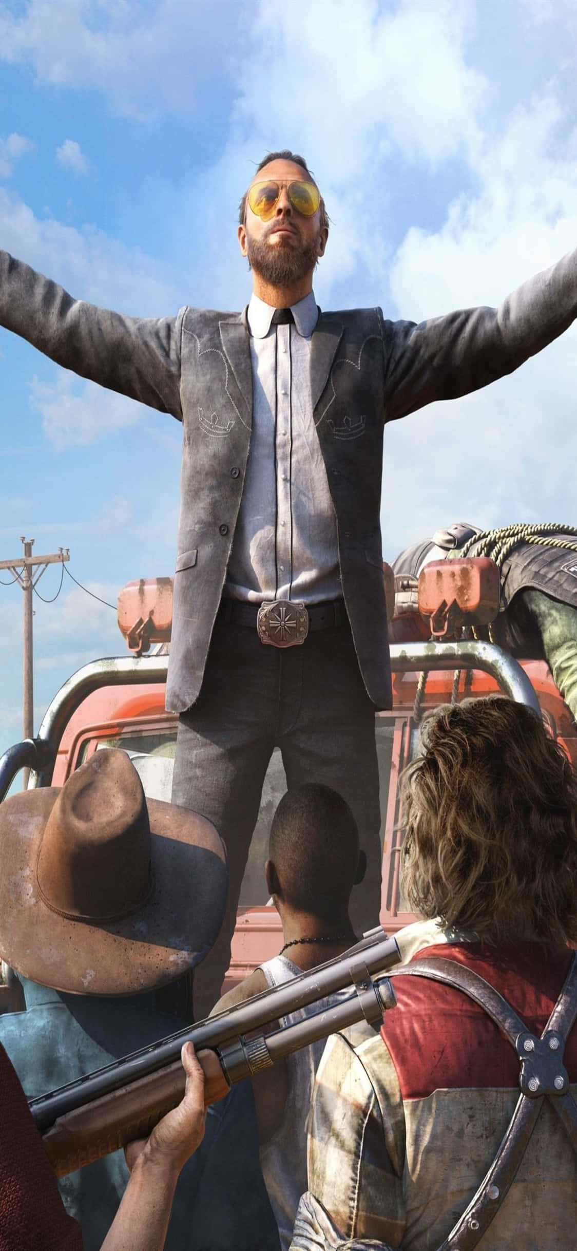 Høyoppløselig Far Cry 3 spillopplevelse på iPhone X Bakgrunner