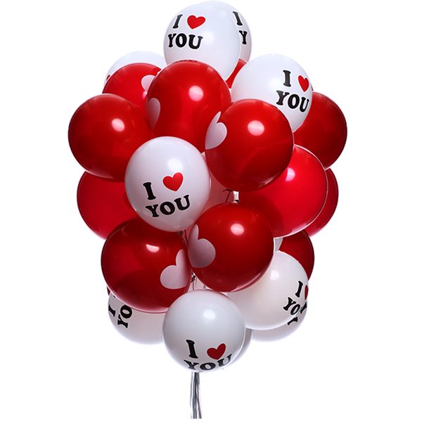 I Love You-ballonknipe Bakgrunner